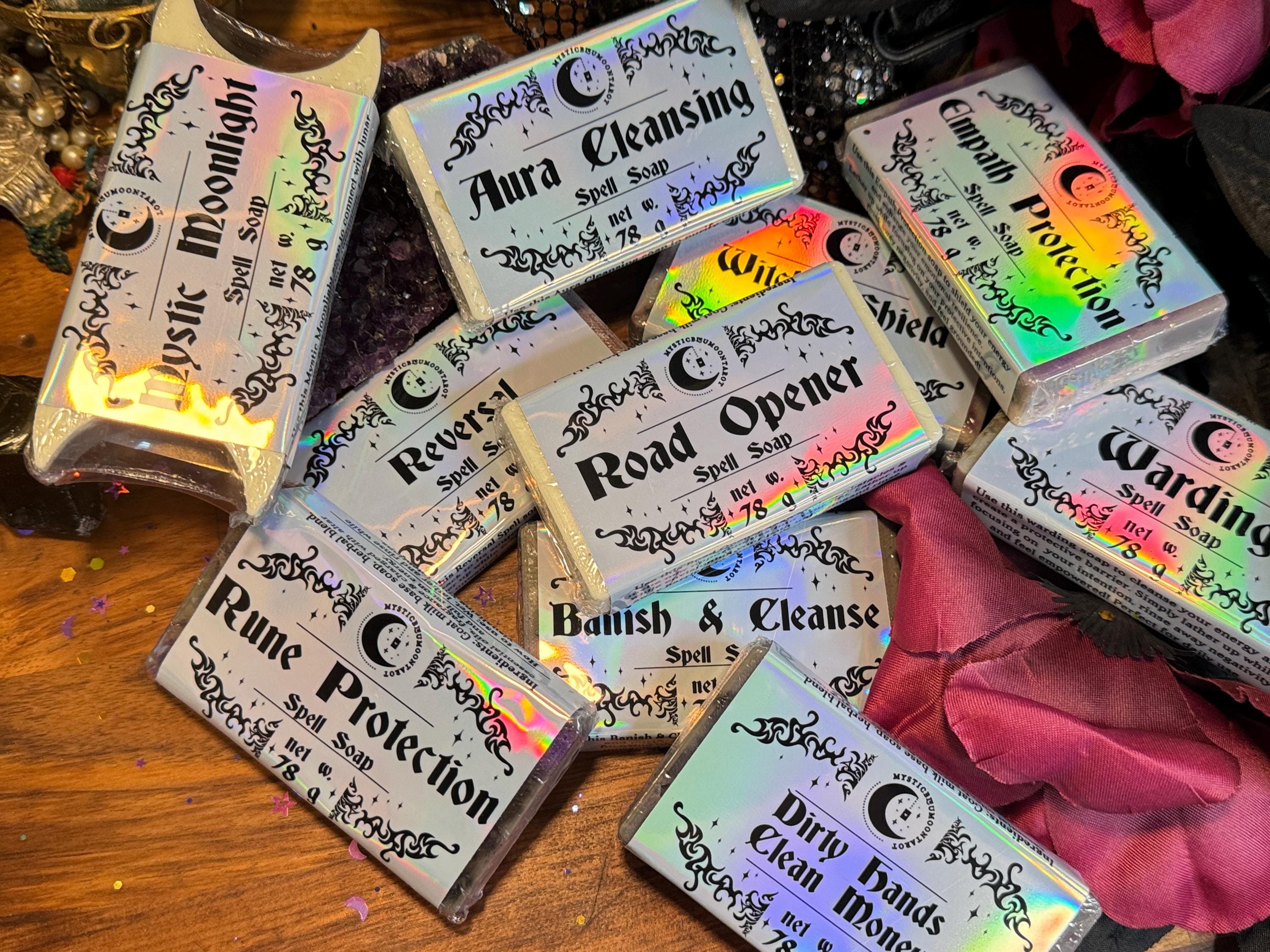 Mystery Soaps, Intention Spell Homemade Goat Milk Soap, Intuitively Chosen Vegan Soaps, Metaphysical Gifts, Party Favors Natural Soap