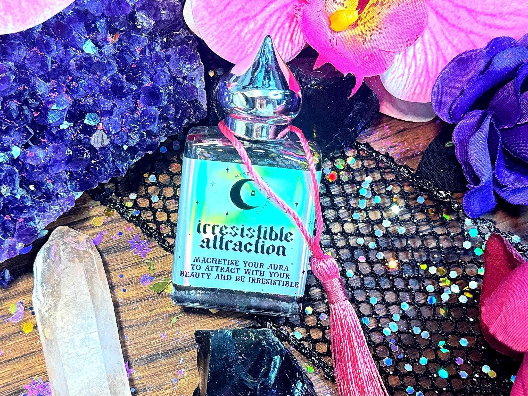 Irresistible Attraction Oil Perfume for Rituals | Attract Desires Glamor Magick with Magick Oils | Witchcraft Oil Witchy Gifts Gothic