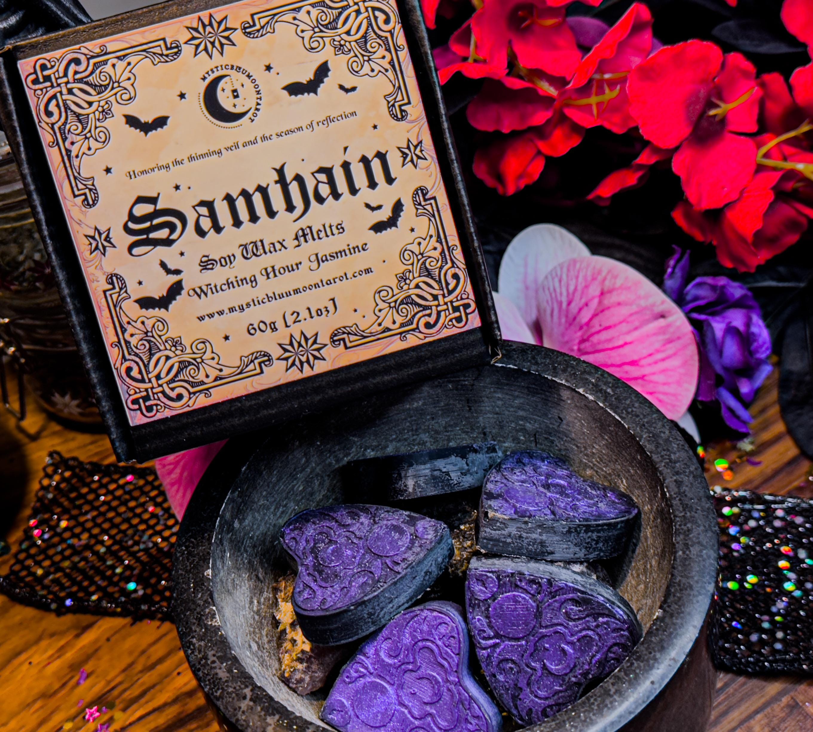 Samhain Wax Melts - Jasmine, Celebrating Harvest Festival, Witchcraft Supplies, Wiccan Rituals, Pagan Decor