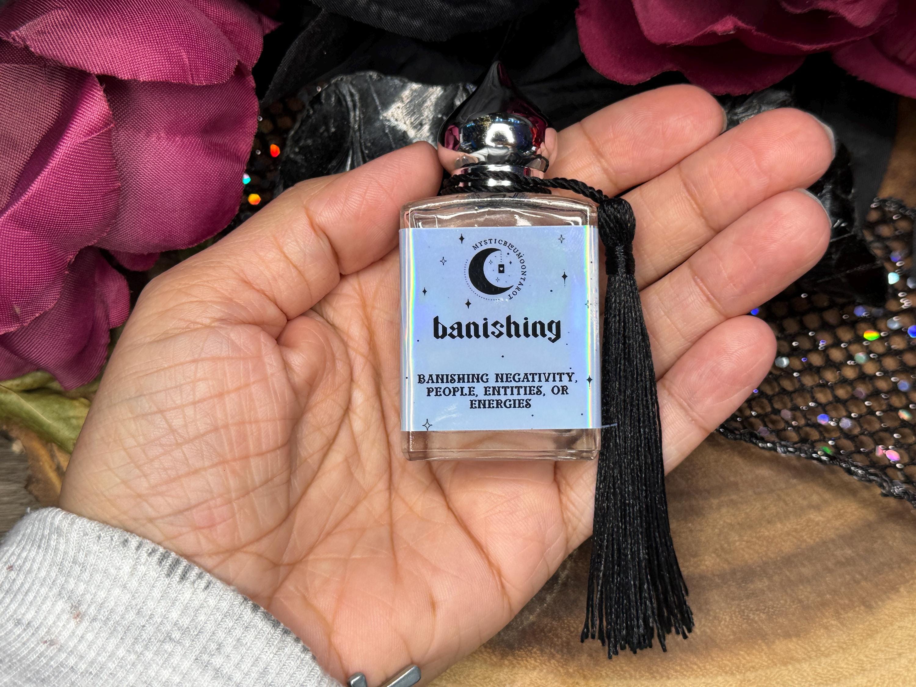 Banishing Oil for Rituals | Remove Negative Energy and Unwanted Influences with Magick Oils | Witchcraft Oil with Banishing Intentions Spell