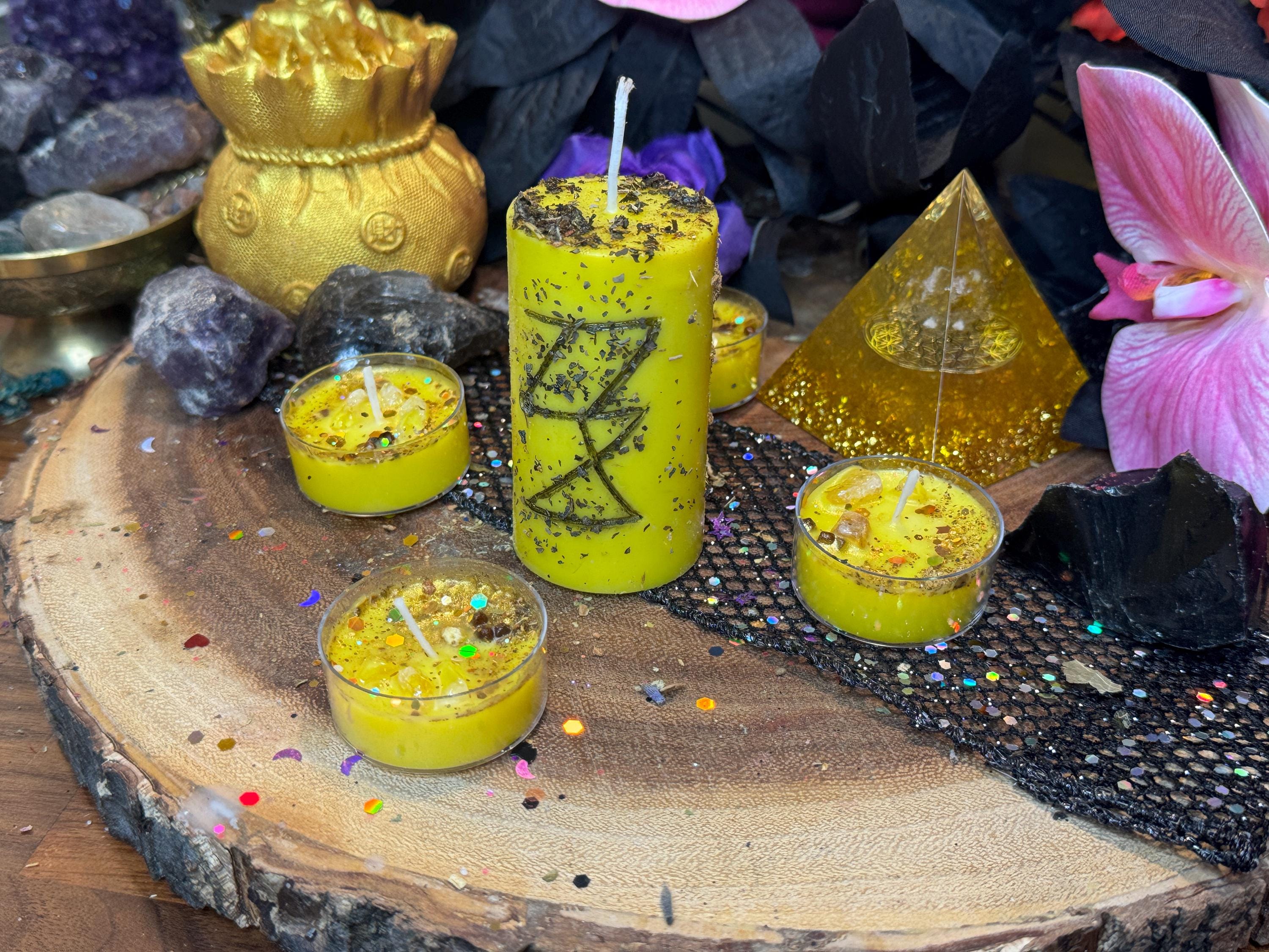 Road Opener Spell Ritual Candle - Used For Rituals And Spells, Clears Obstacles And Opens Paths, Witchcraft Supplies, Witch Gift, Sigil