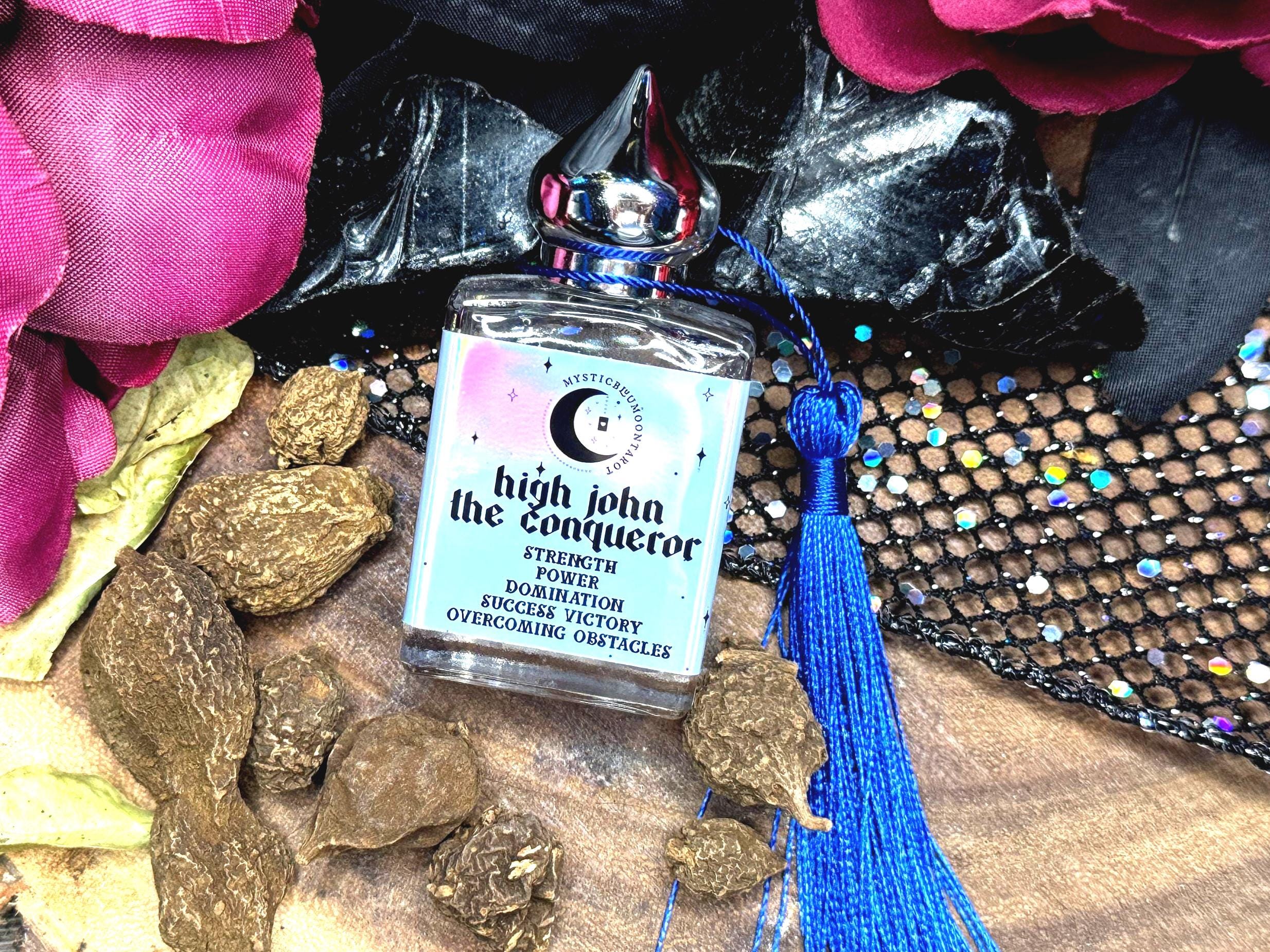 High John the Conqueror Oil for Rituals | Triumph with Magick Oils | Witchcraft Oil with Success and Strength Intentions Spells