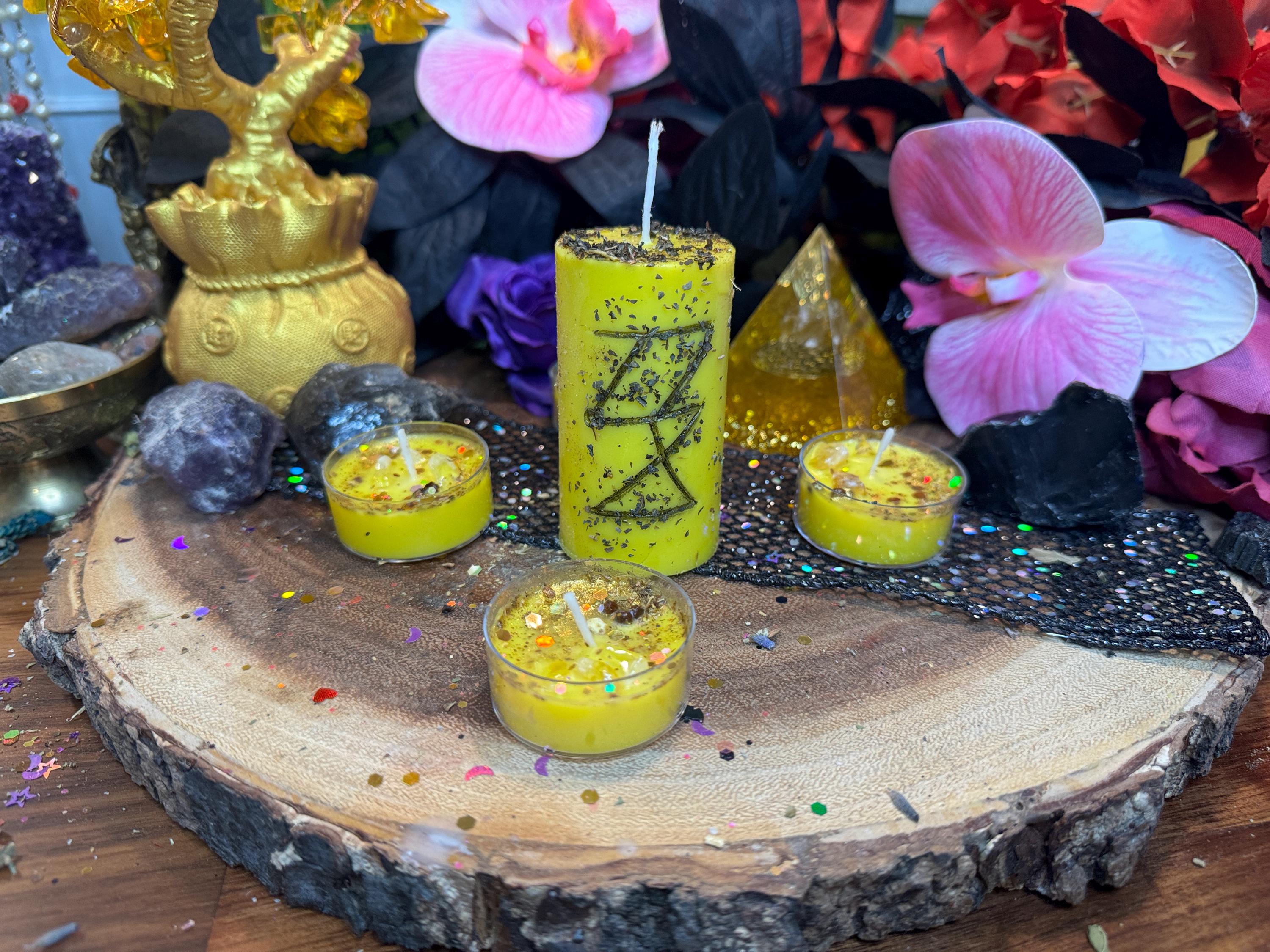 Road Opener Spell Ritual Candle - Used For Rituals And Spells, Clears Obstacles And Opens Paths, Witchcraft Supplies, Witch Gift, Sigil