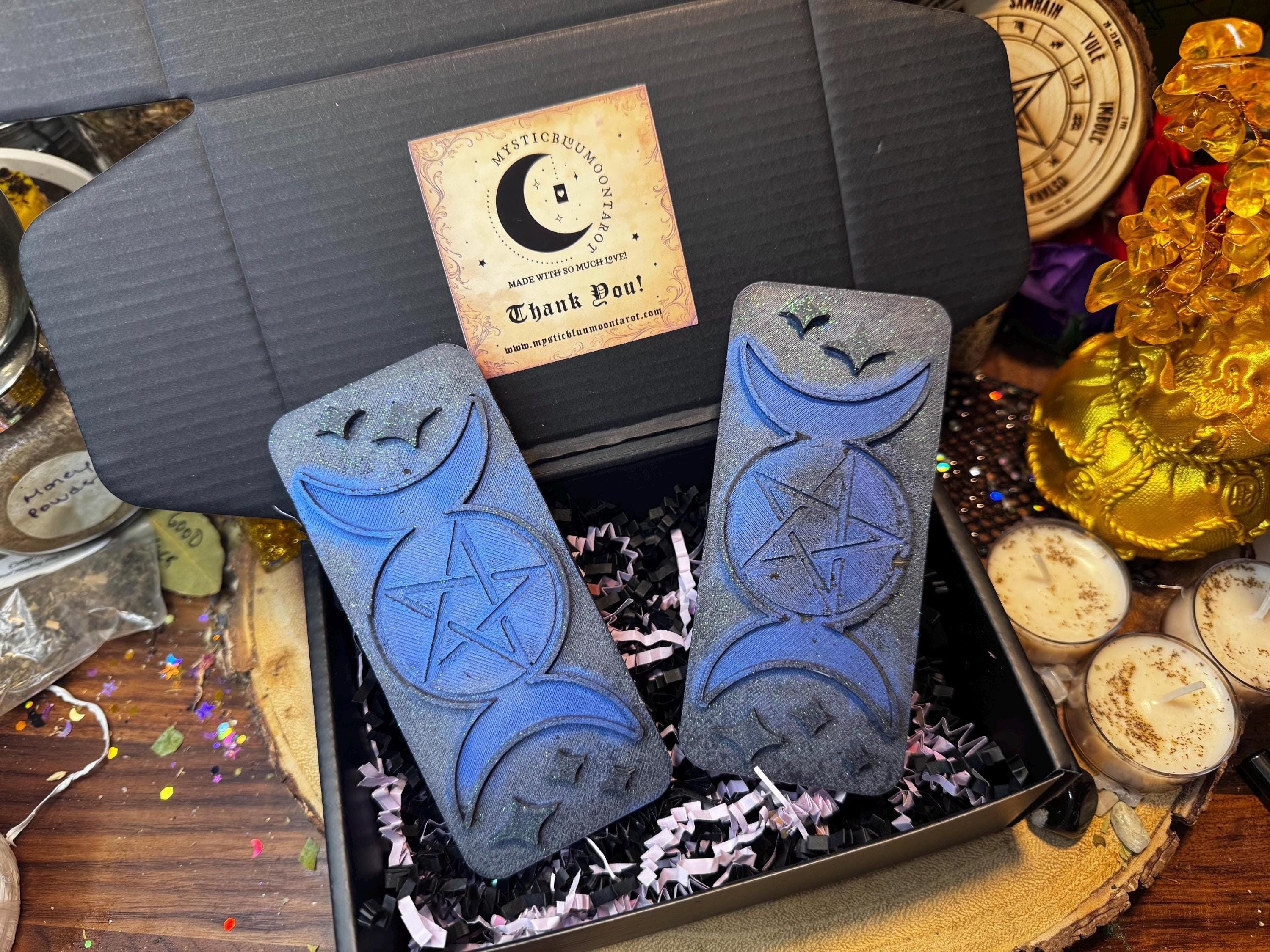 Witchcraft Protection Spell Wax Melts - Protects Against Negative Energy, Witchcraft Supplies, Reiki Infused Herbs, Witchy Gifts