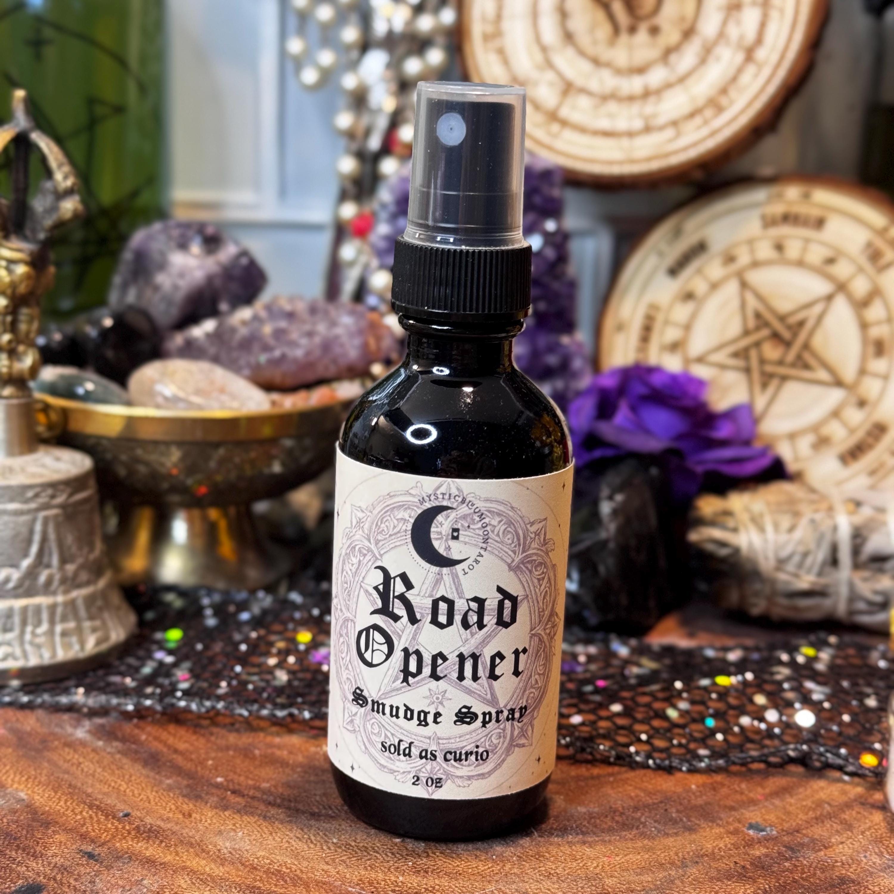 Road Opener Soap and Spray Gift Set | Unlock New Opportunities | Intention Infused Spell | Magic Smoke-Free Energy Clearing Duo | Witch Gift