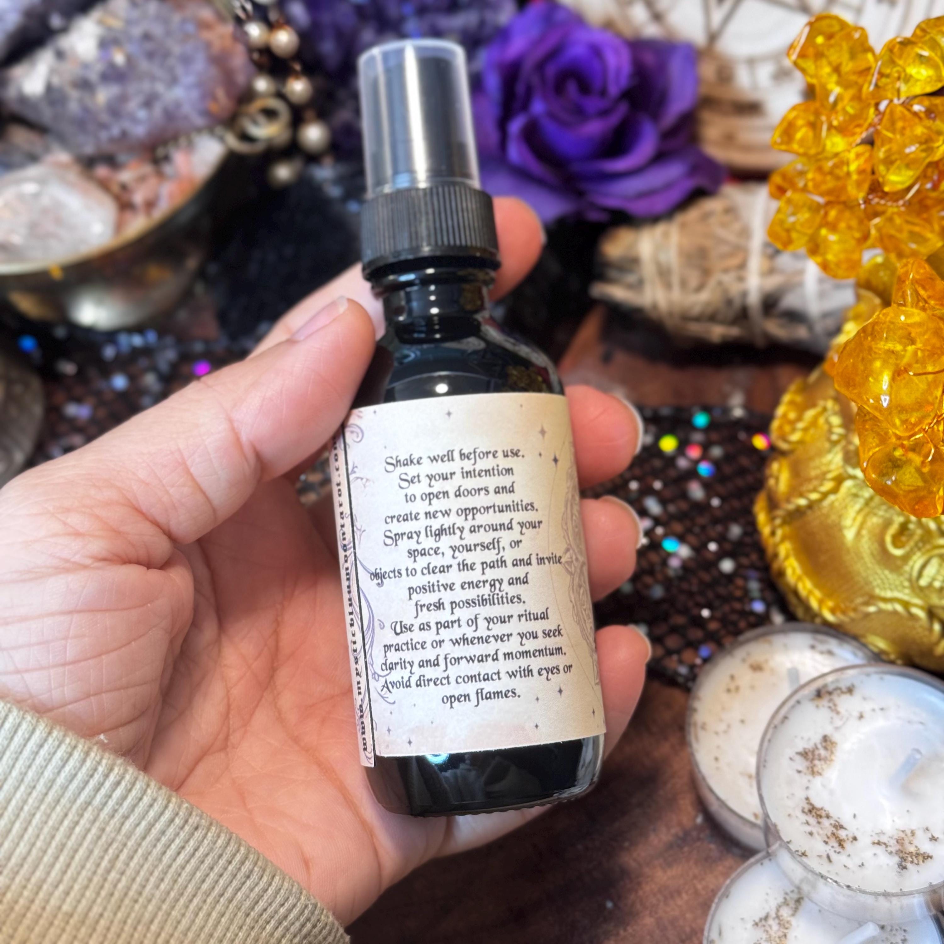 Road Opener Soap and Spray Gift Set | Unlock New Opportunities | Intention Infused Spell | Magic Smoke-Free Energy Clearing Duo | Witch Gift