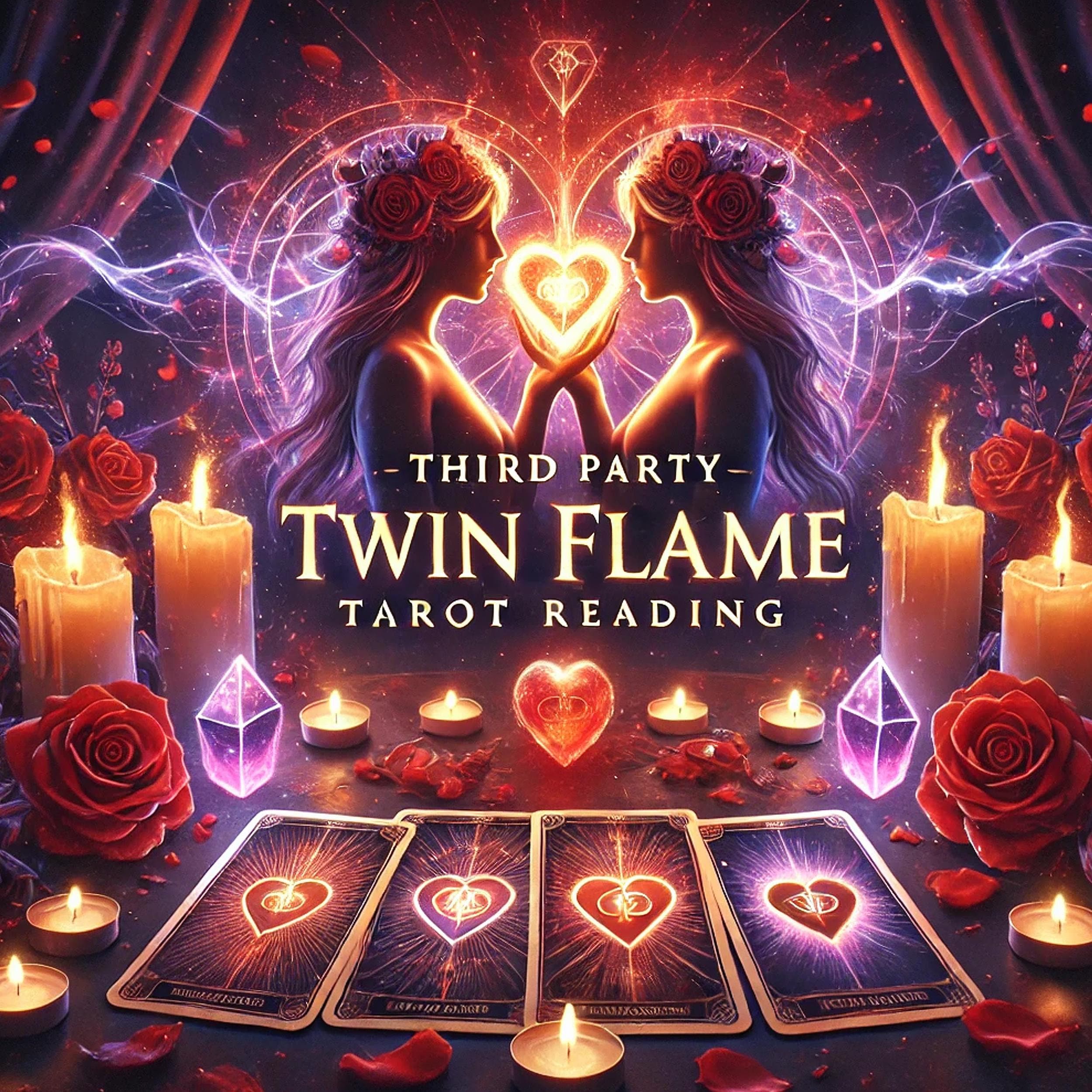 Twin Flame Third Party Psychic Reading, Relationship, Ex, Karmic, Tarot Oracle, Spy Into Their Relationship, Same Hour In Depth Intuitive