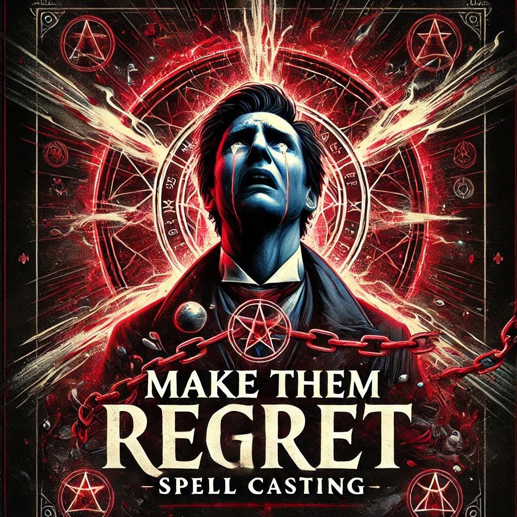 Powerful Regret Spell Casting – Karma Spell, Emotional Justice, Revenge Witchcraft, They Hurt You Now They Will Regret It