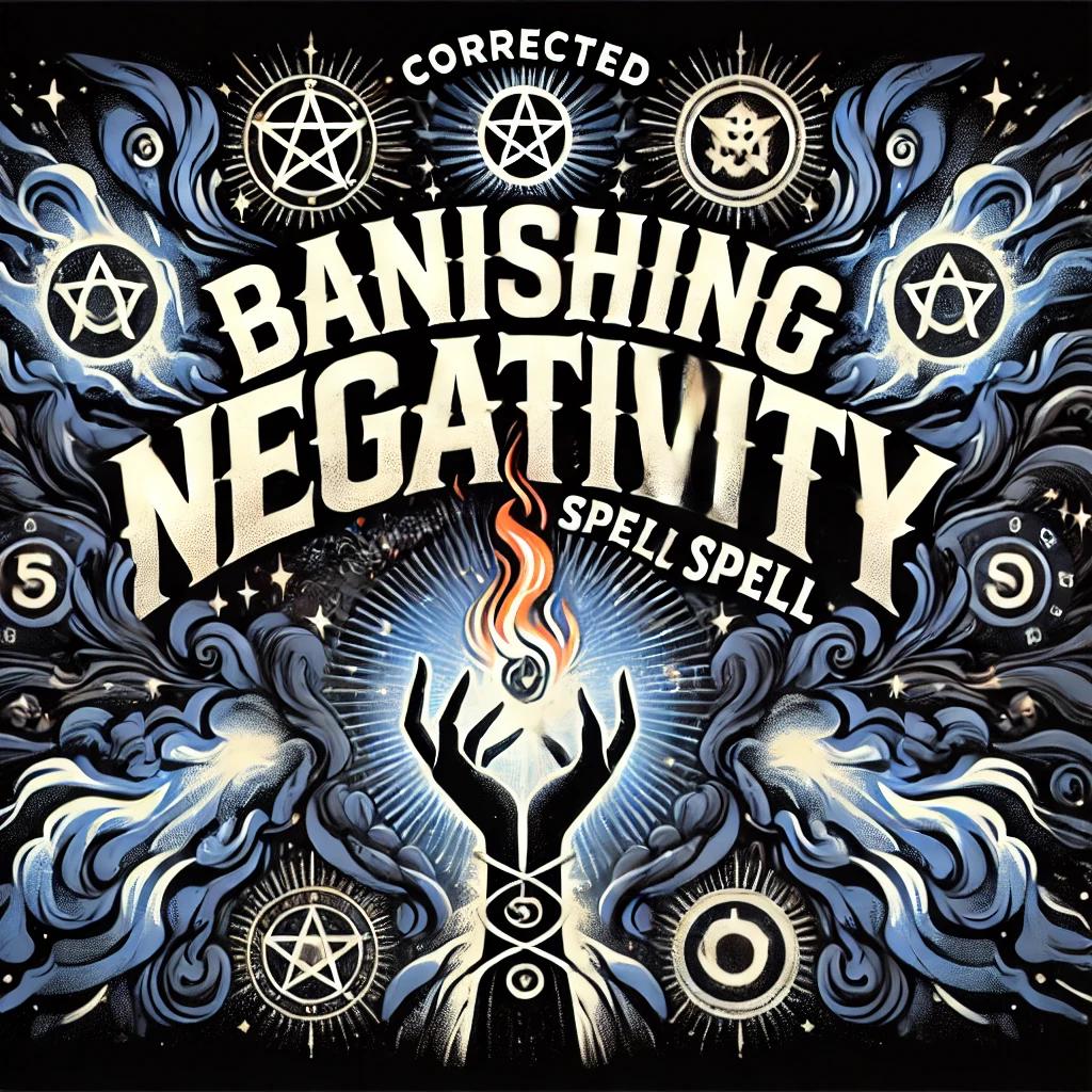 Banishing Negativity Spell Ritual - Remove Negative Energy, Spiritual Cleansing, Protection Spell Service