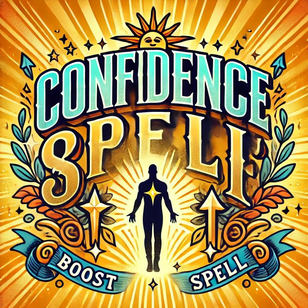 Confidence Boost Spell - Empowerment Ritual, Self-Assurance, Motivation, and Energy Spell Service