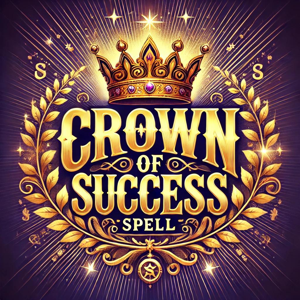 Crown of Success Spell - Achieve Goals, Manifest Success, Prosperity Ritual, Spiritual Empowerment