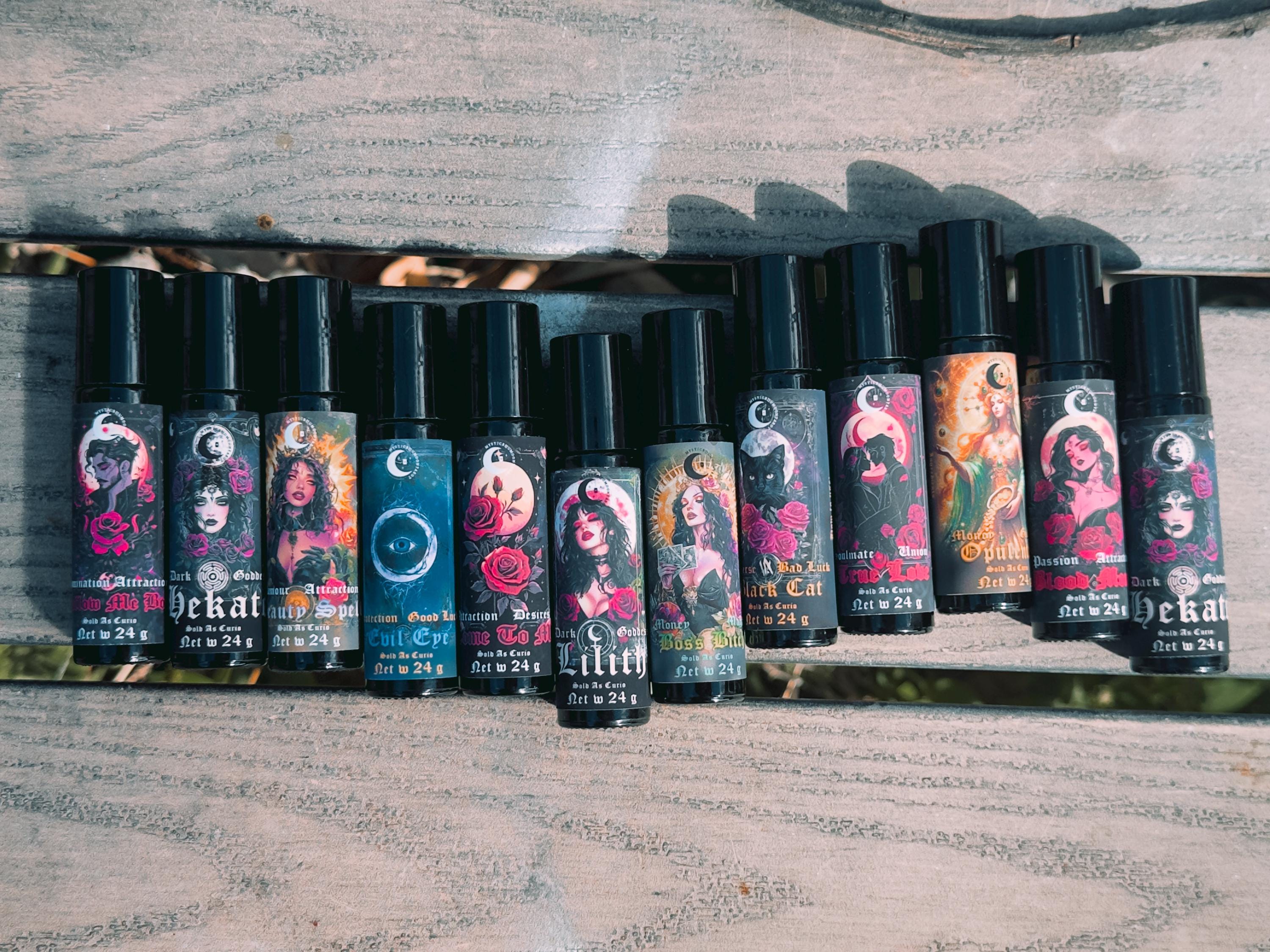 Spiritual Perfume Oil, Hand Blended Intention Spell Witchcraft Anointing Oil 10ml | 0.33oz Ritual Oils for Manifestation & Magic