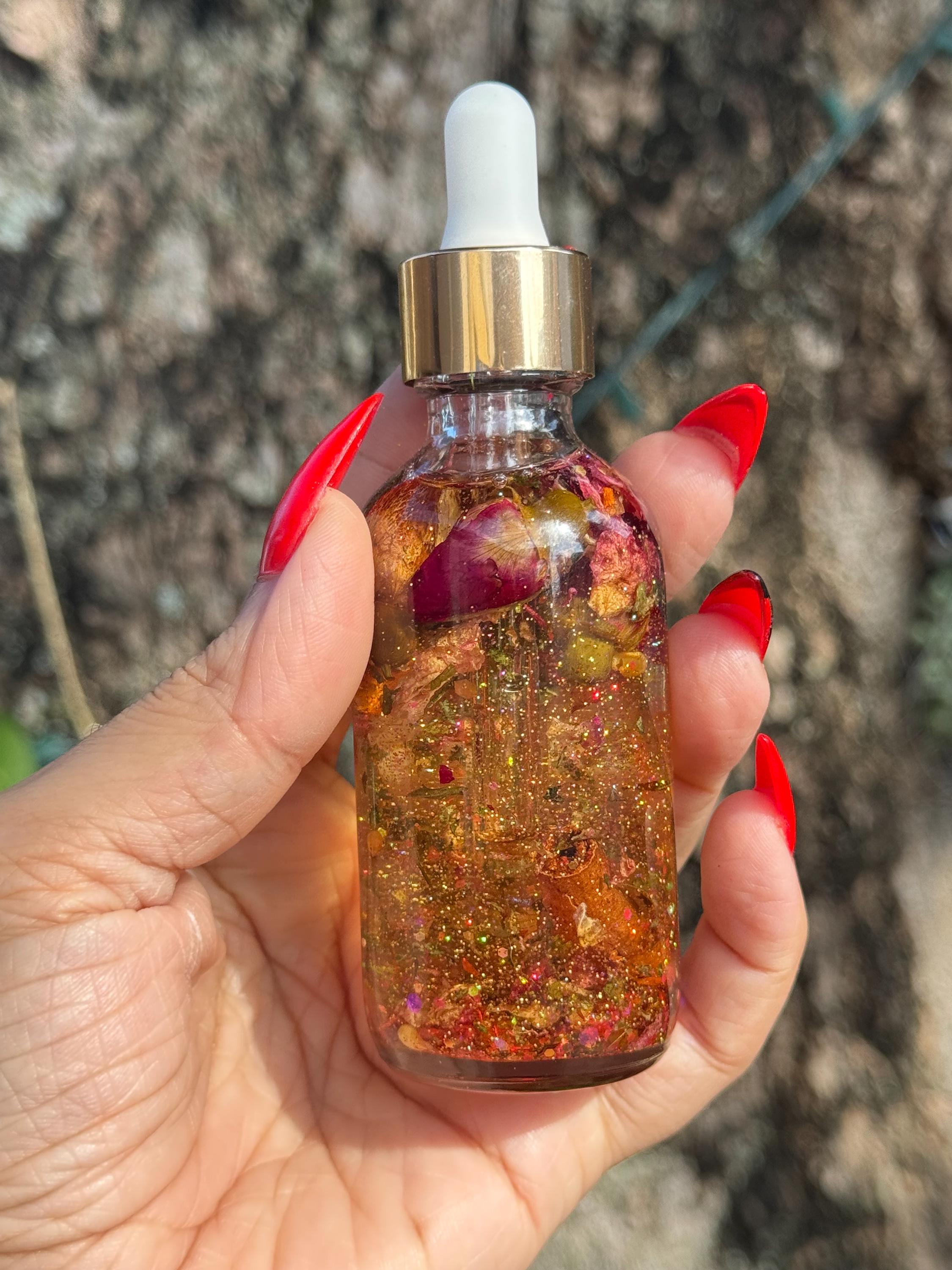 Fiery Love Spell Oil - Used For Passion Desire Attraction, Lust, and Intense Romance | Witchcraft Conjure Oil for Love & Seduction, Ritual