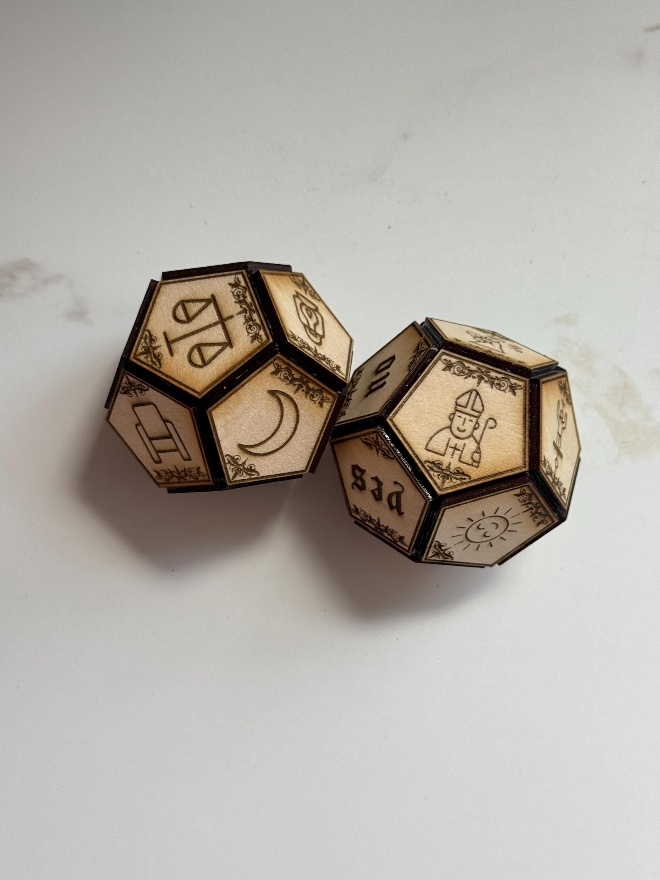 Divination Dice for Psychic Readings & Tarot Card Readings – Tarot Spiritual Tool, Spirit Communication Tool