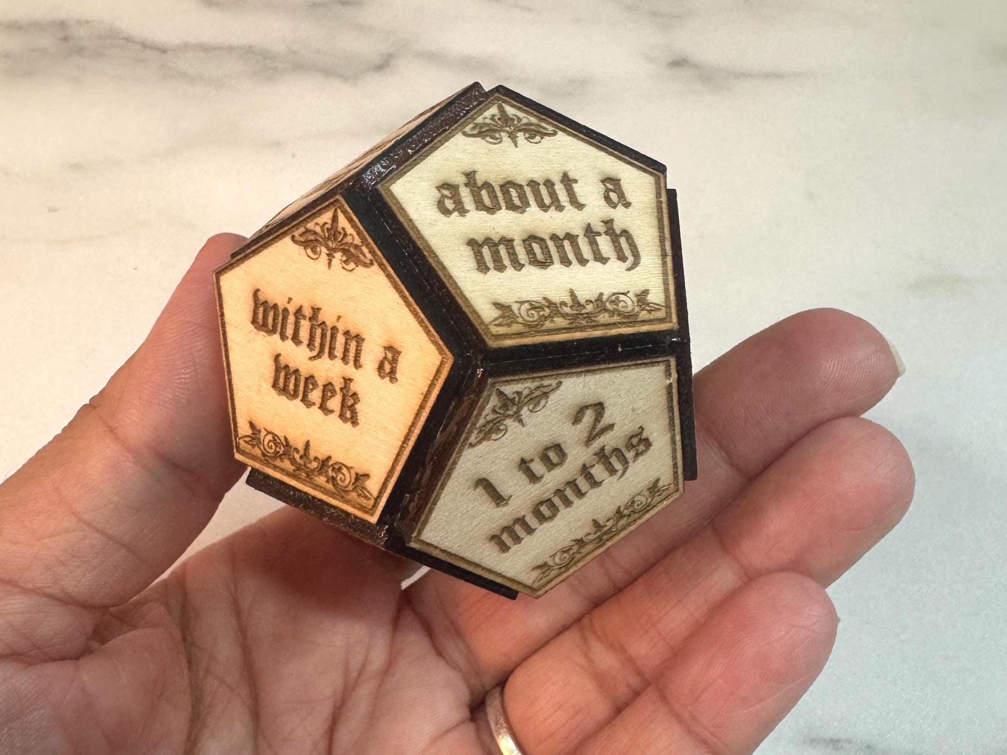 Divination Dice for Psychic Readings & Tarot Card Readings – Divine Timing Spiritual Tool, Spirit Communication Tool