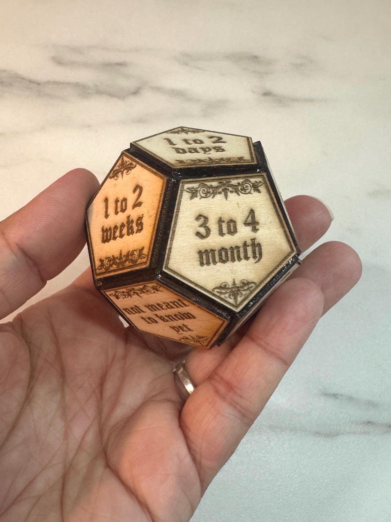 Divination Dice for Psychic Readings & Tarot Card Readings – Divine Timing Spiritual Tool, Spirit Communication Tool