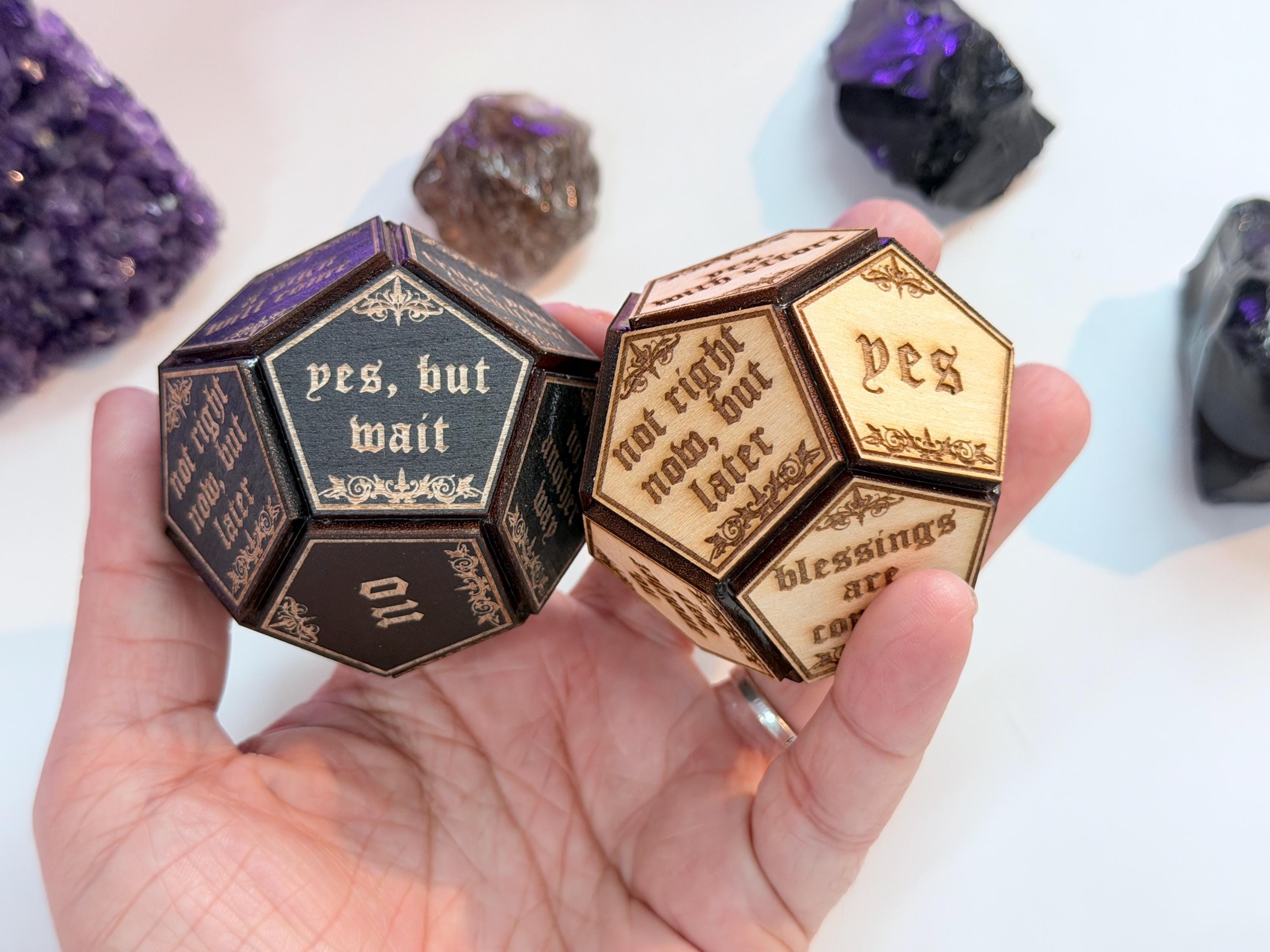 Divination Dice for Psychic Readings & Tarot Card Readings Zodiac Signs and Fortune Telling Spiritual ToolSpirit Communication Tool