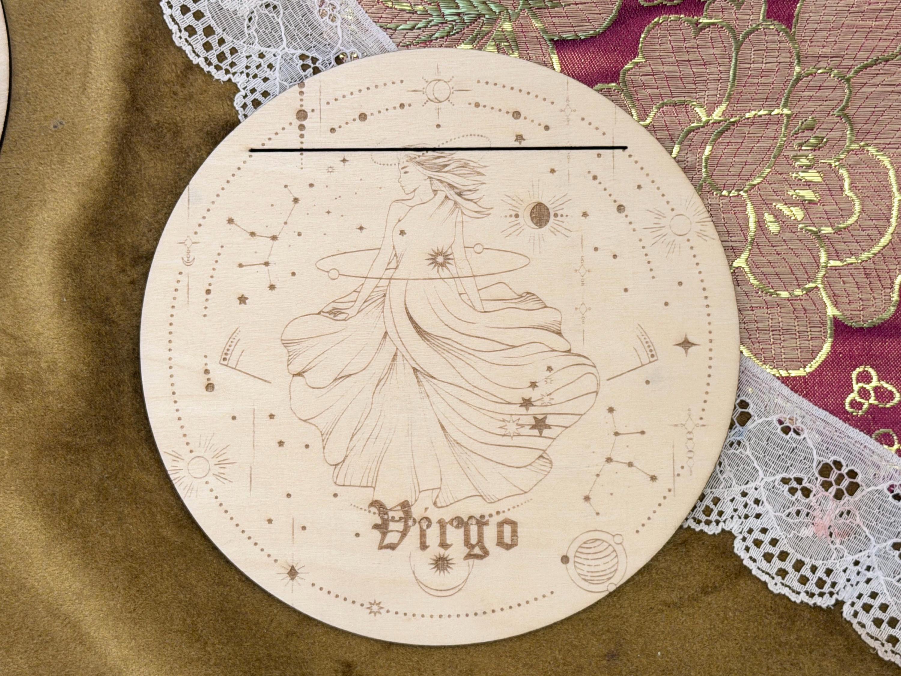 Zodiac Tarot Card Stand For Astrology Readings: Daily Celestial Altar Decoration
