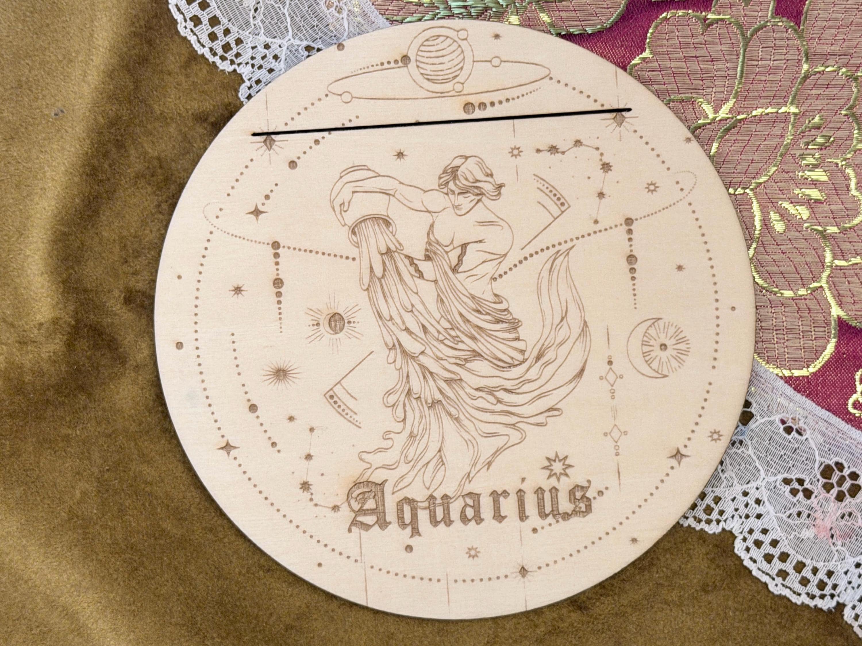 Zodiac Tarot Card Stand For Astrology Readings: Daily Celestial Altar Decoration