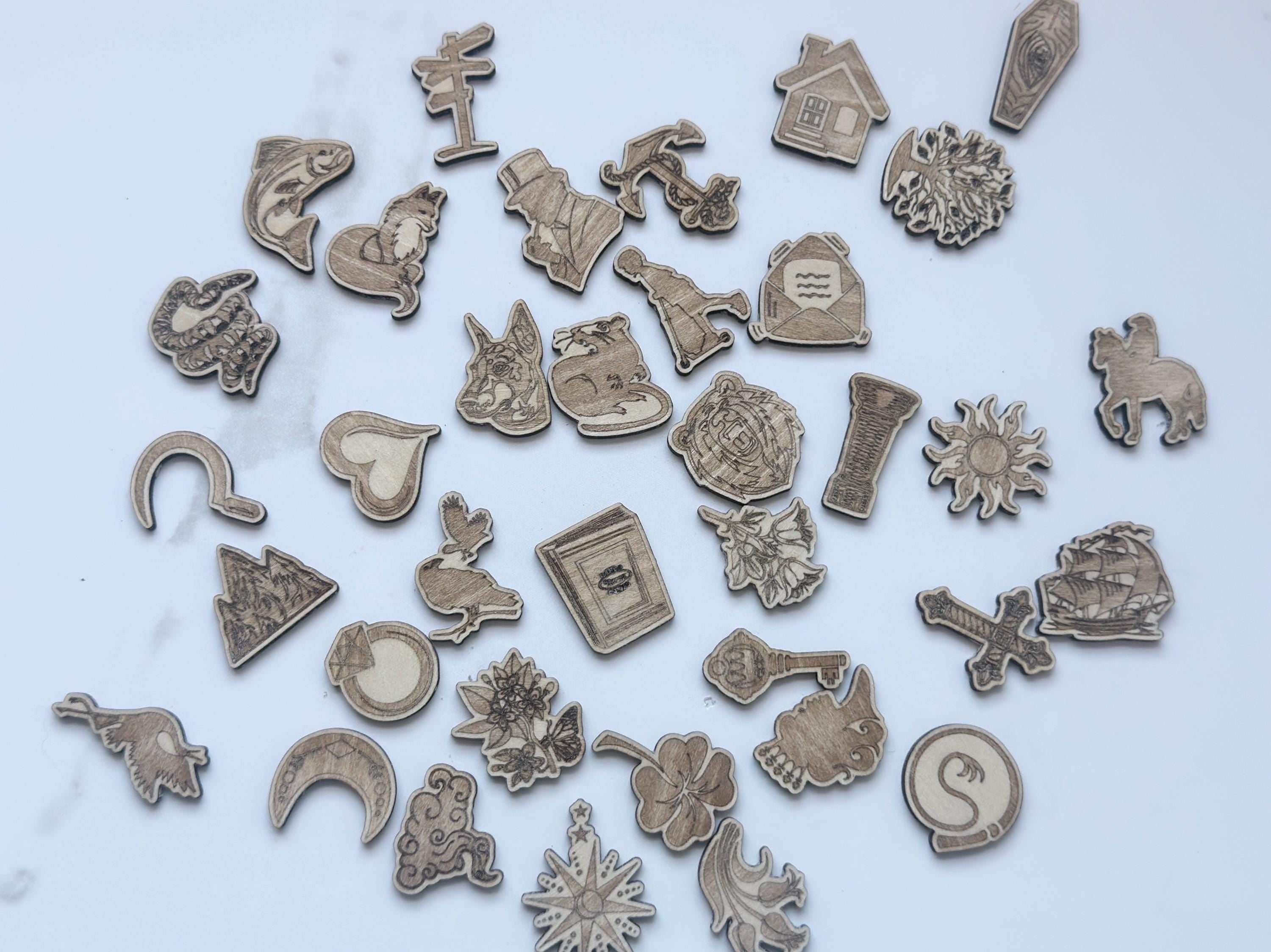 Charm Casting For Divination Readings: 36 Lenormamd Mini Symbols