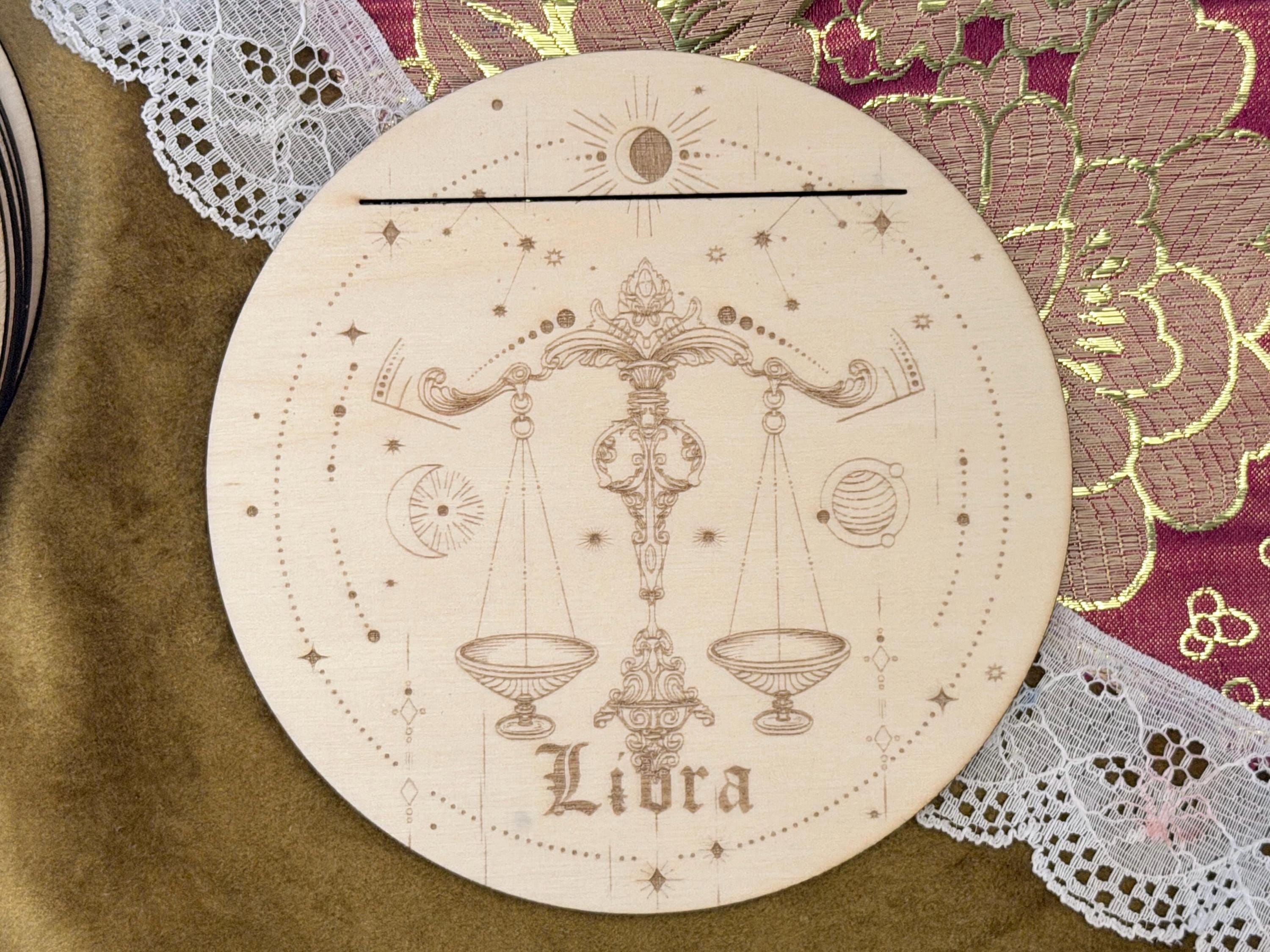 Zodiac Tarot Card Stand For Astrology Readings: Daily Celestial Altar Decoration