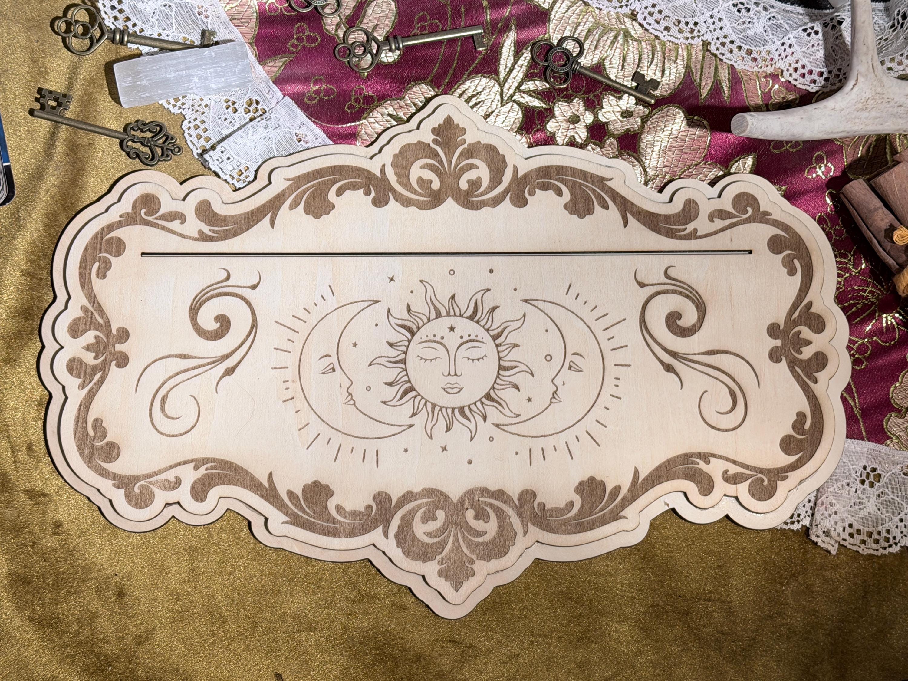 Handcrafted Tarot Card Holder: Altar Decoration, Oracle Card Stand
