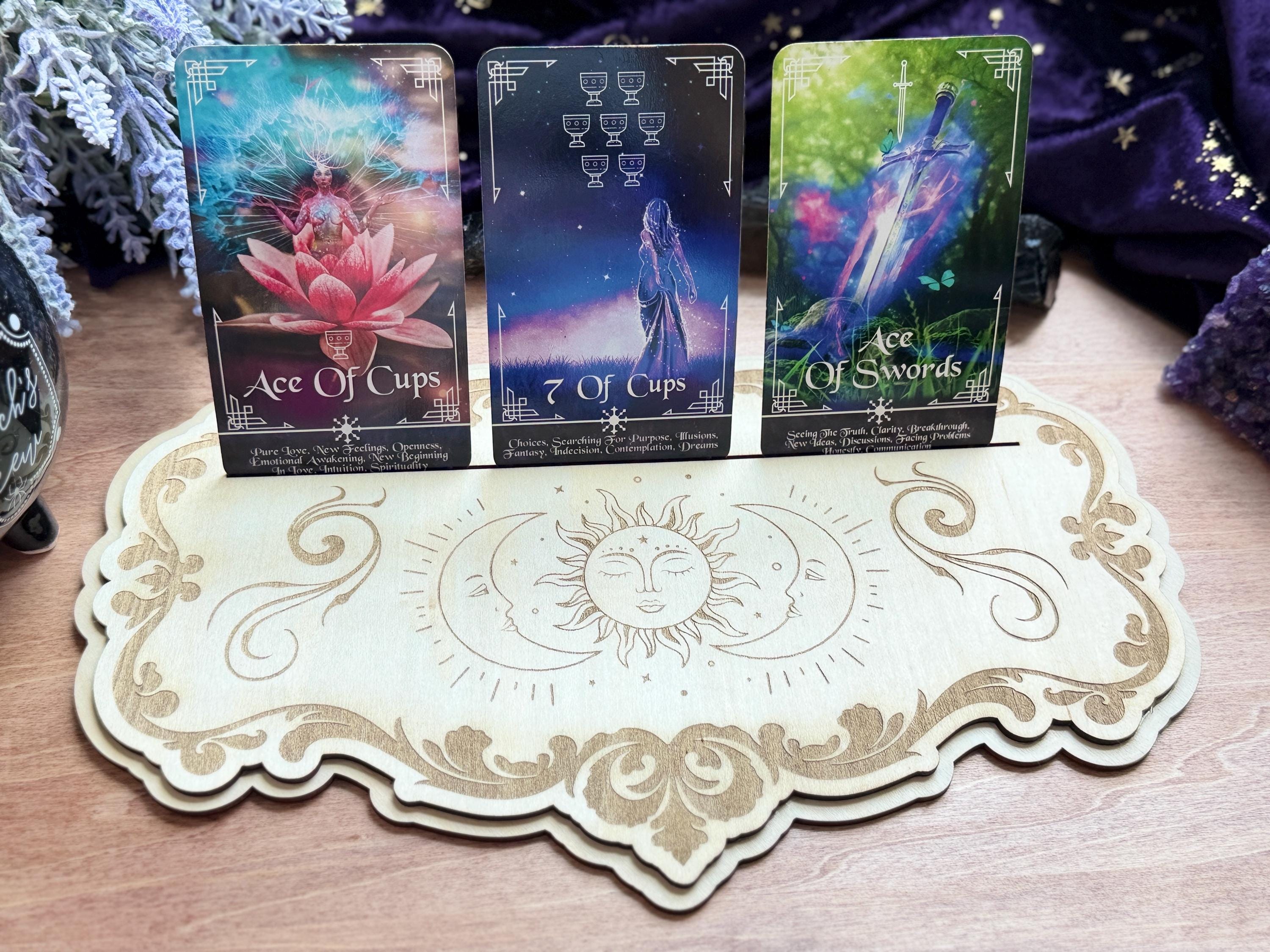 Handcrafted Tarot Card Holder: Altar Decoration, Oracle Card Stand