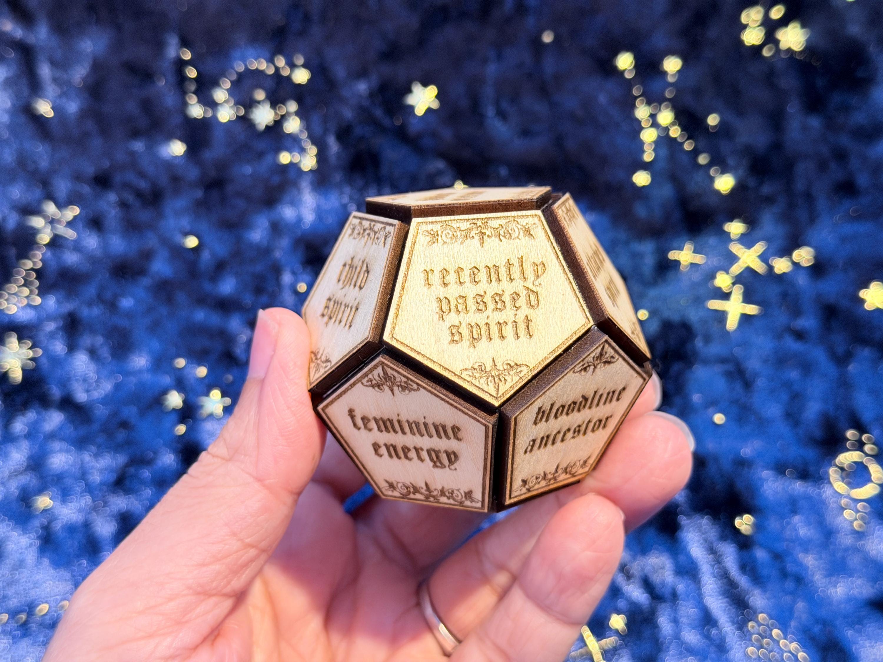 Spirit Communication Dice Set, Mediumship Tools, Psychic Reading Dice, Divination Tool