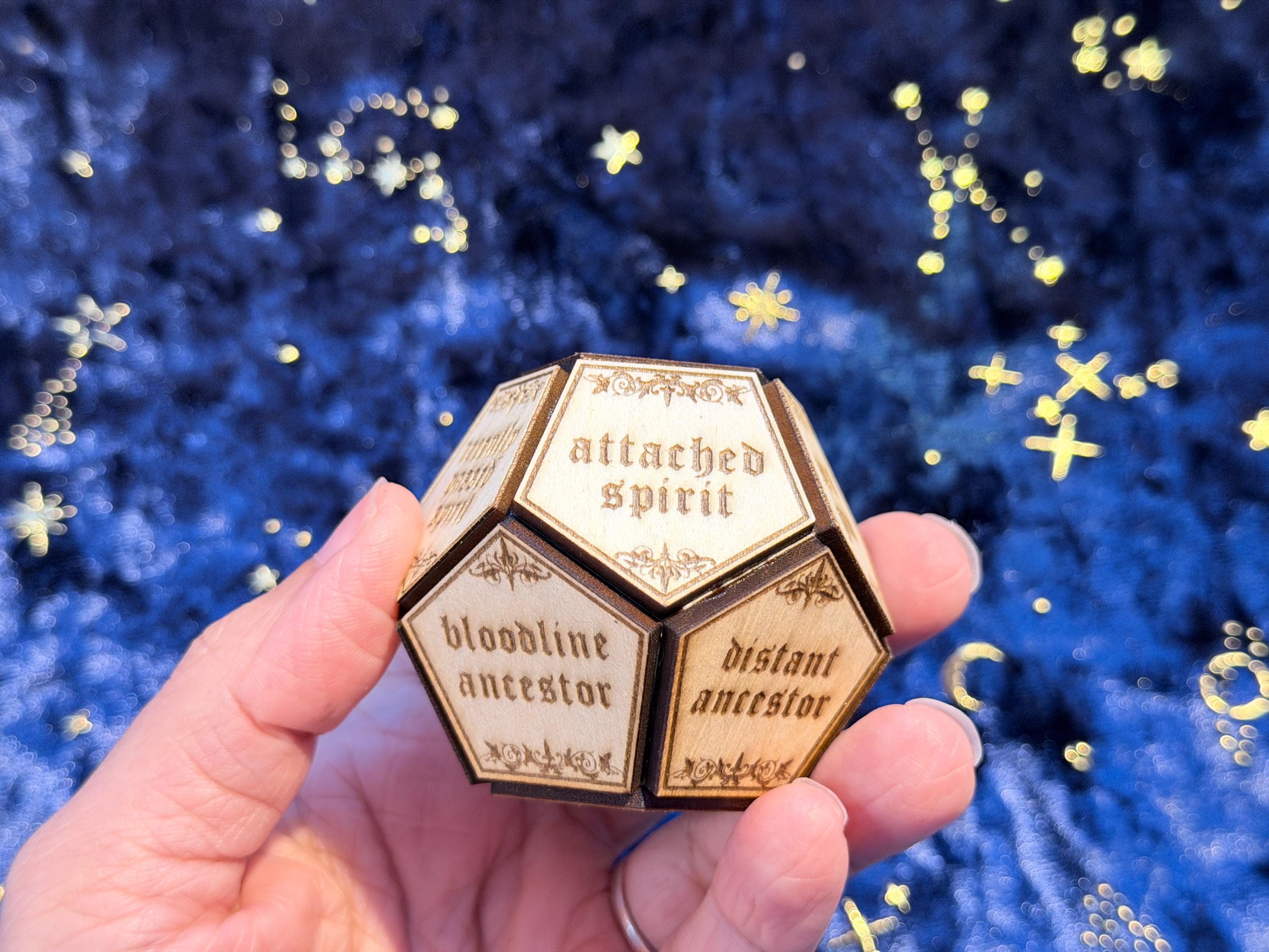 Spirit Communication Dice Set, Mediumship Tools, Psychic Reading Dice, Divination Tool