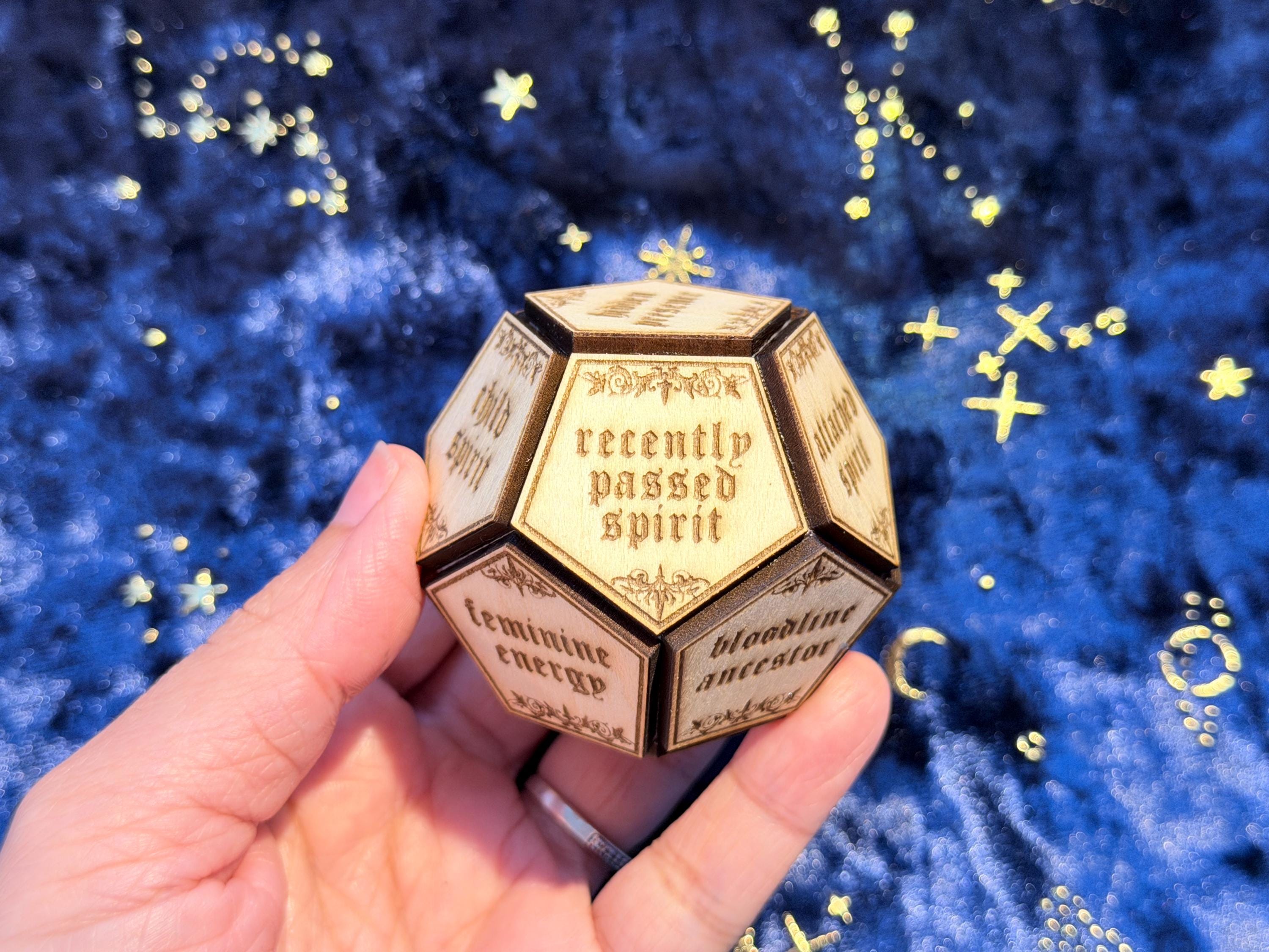 Spirit Communication Dice Set, Mediumship Tools, Psychic Reading Dice, Divination Tool