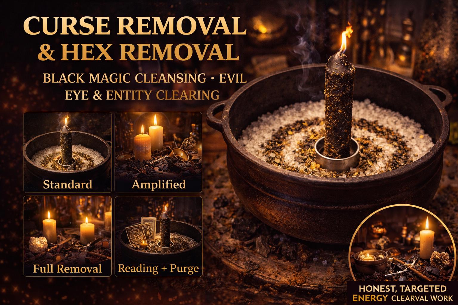 Curse Removal & Hex Removal | Black Magic Cleansing | Evil Eye and Entity Clearing
