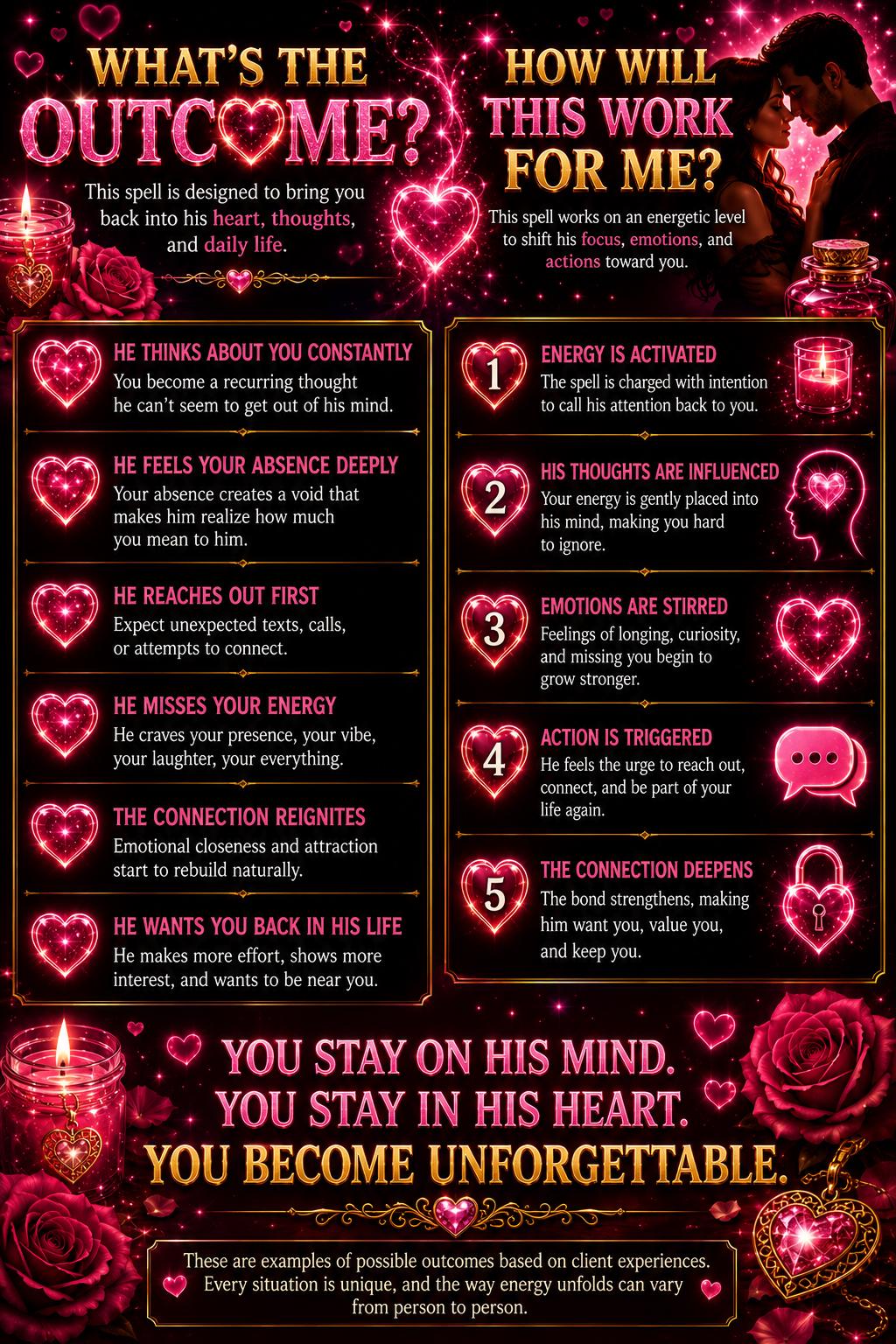 Return To Me Spell | Make Him Miss Me Ritual | Think Of You Witchcraft