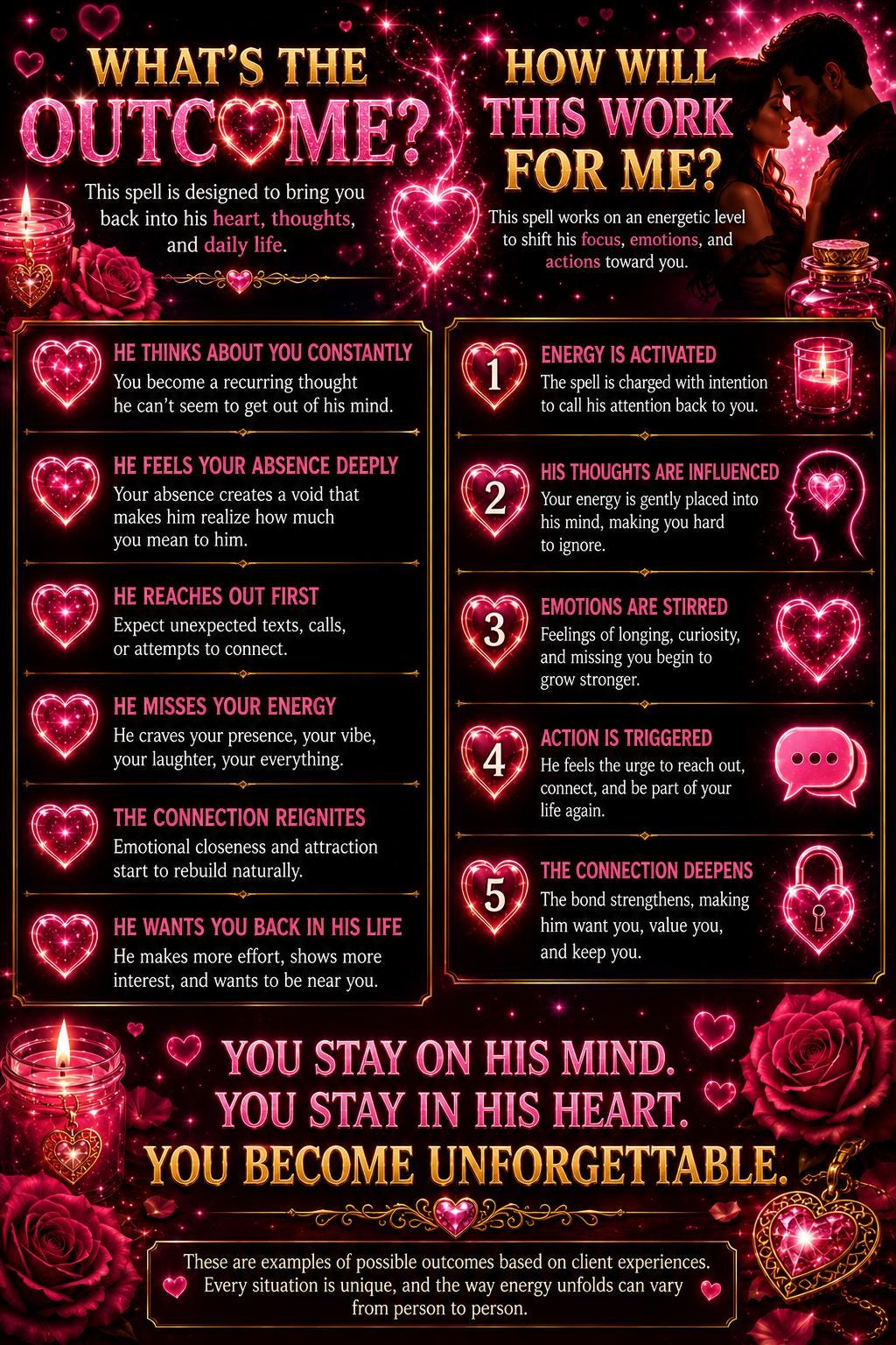 Contact Me Ritual: Come Back To Me Spell | Think Of Me Witchcraft
