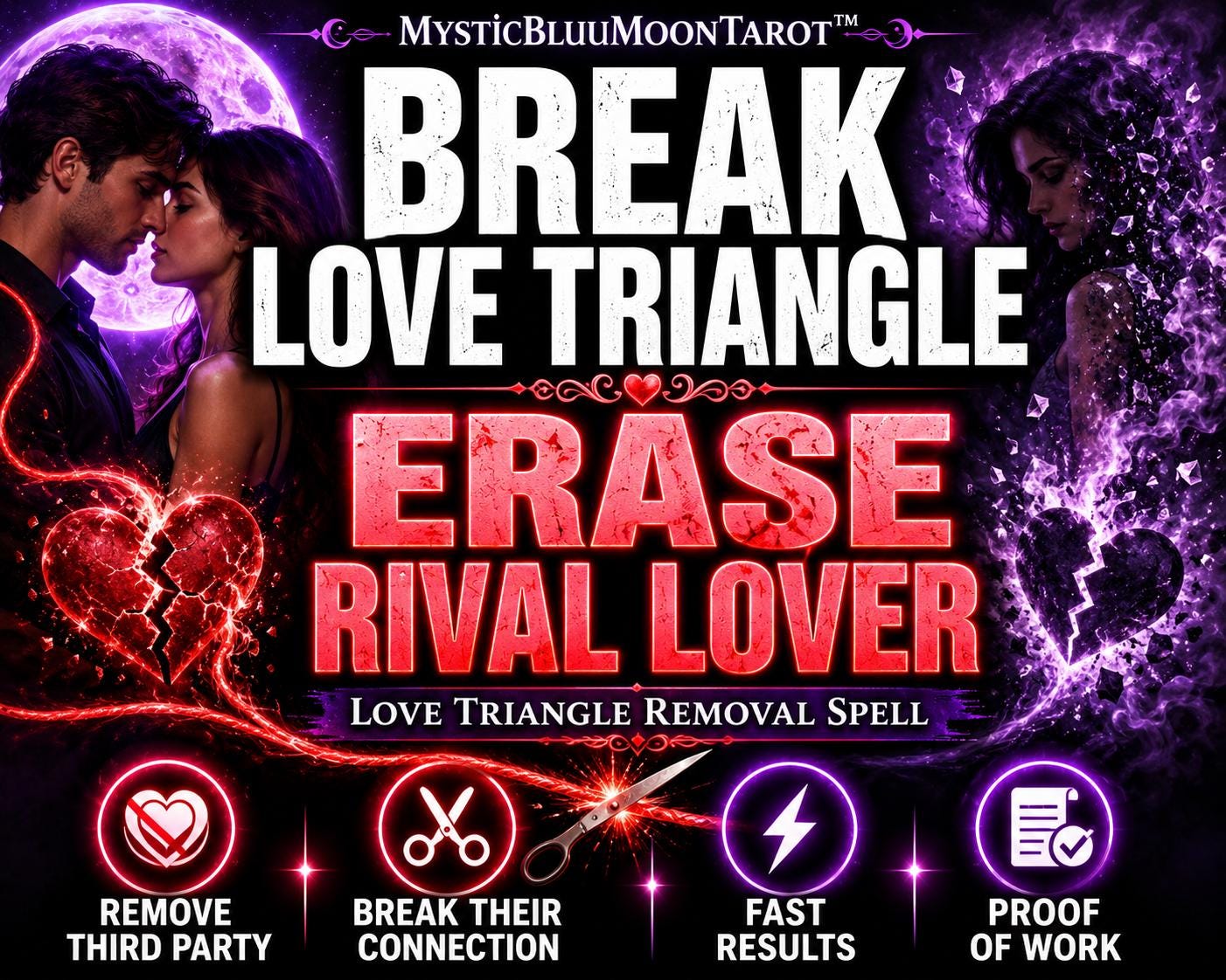 Break Them Up Spell: Remove Third Party, Separation Two People Fast, Stop Cheating