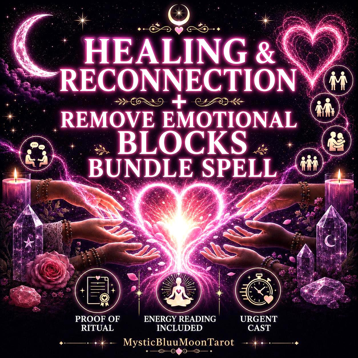 Healing Spell Casting | Reconnection And Remove Emotional Blockages | Reconciliation | Mending Wounds