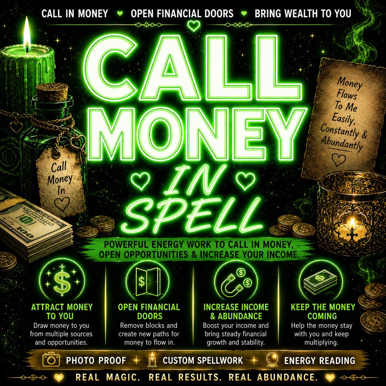 Call Money In Spell | Money Attraction, Wealth, Prosperity, Financial Abundance, Road Opener | Powerful Energy Alignment