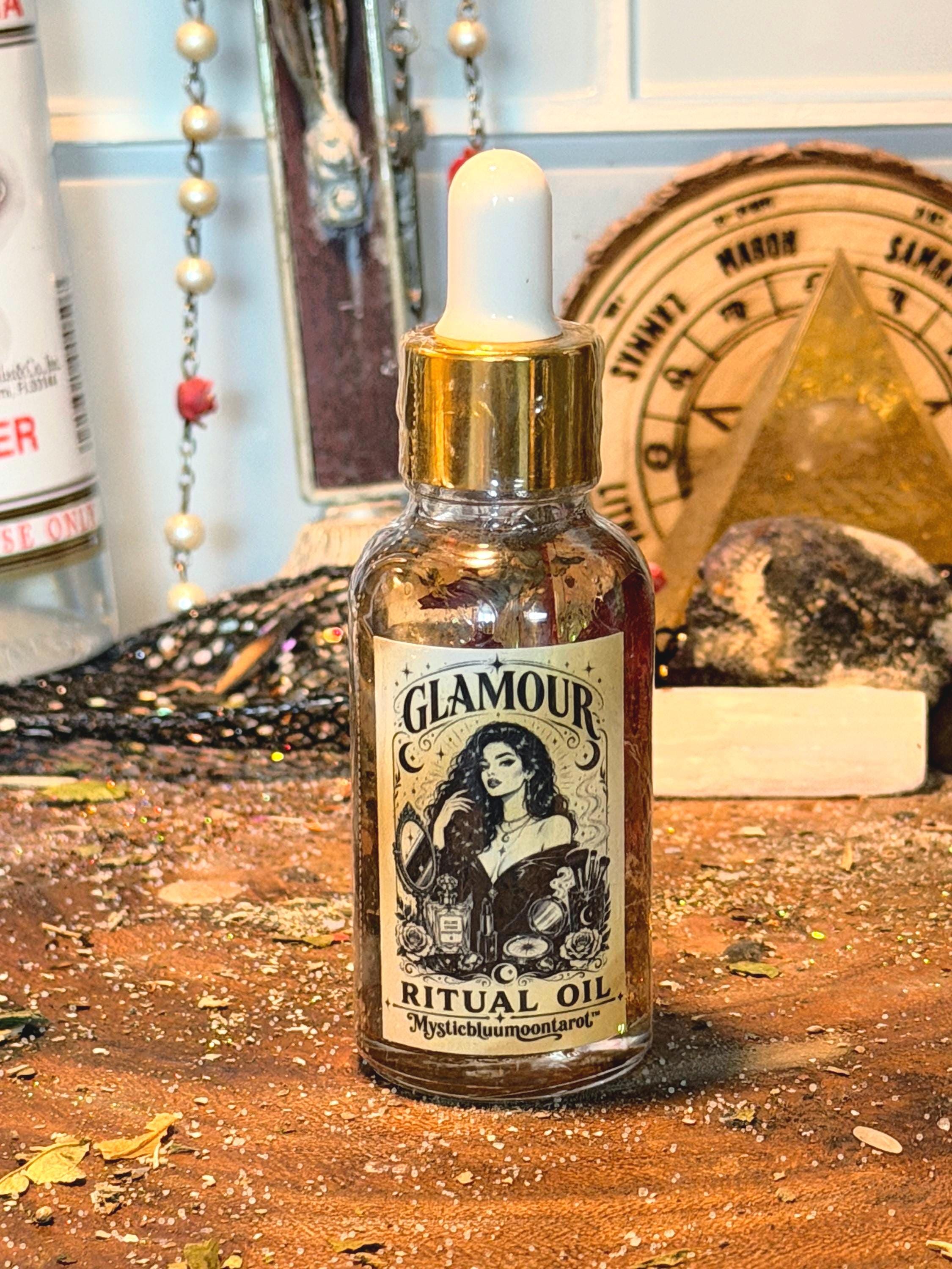 Glamour Ritual Oil 1oz | Used For Beauty, Confidence, Attraction, Invisibility & Magnetic Energy 30ml