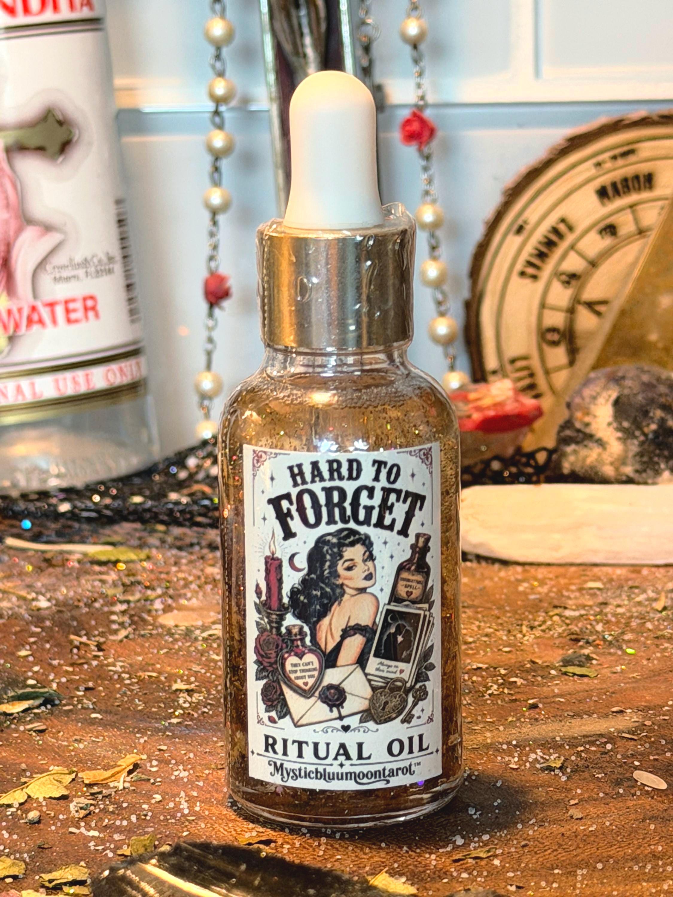 Hard To Forget Ritual Oil 1oz | Used For Lasting Impressions, Attraction, Recognition & Emotional Attachment | 30ml
