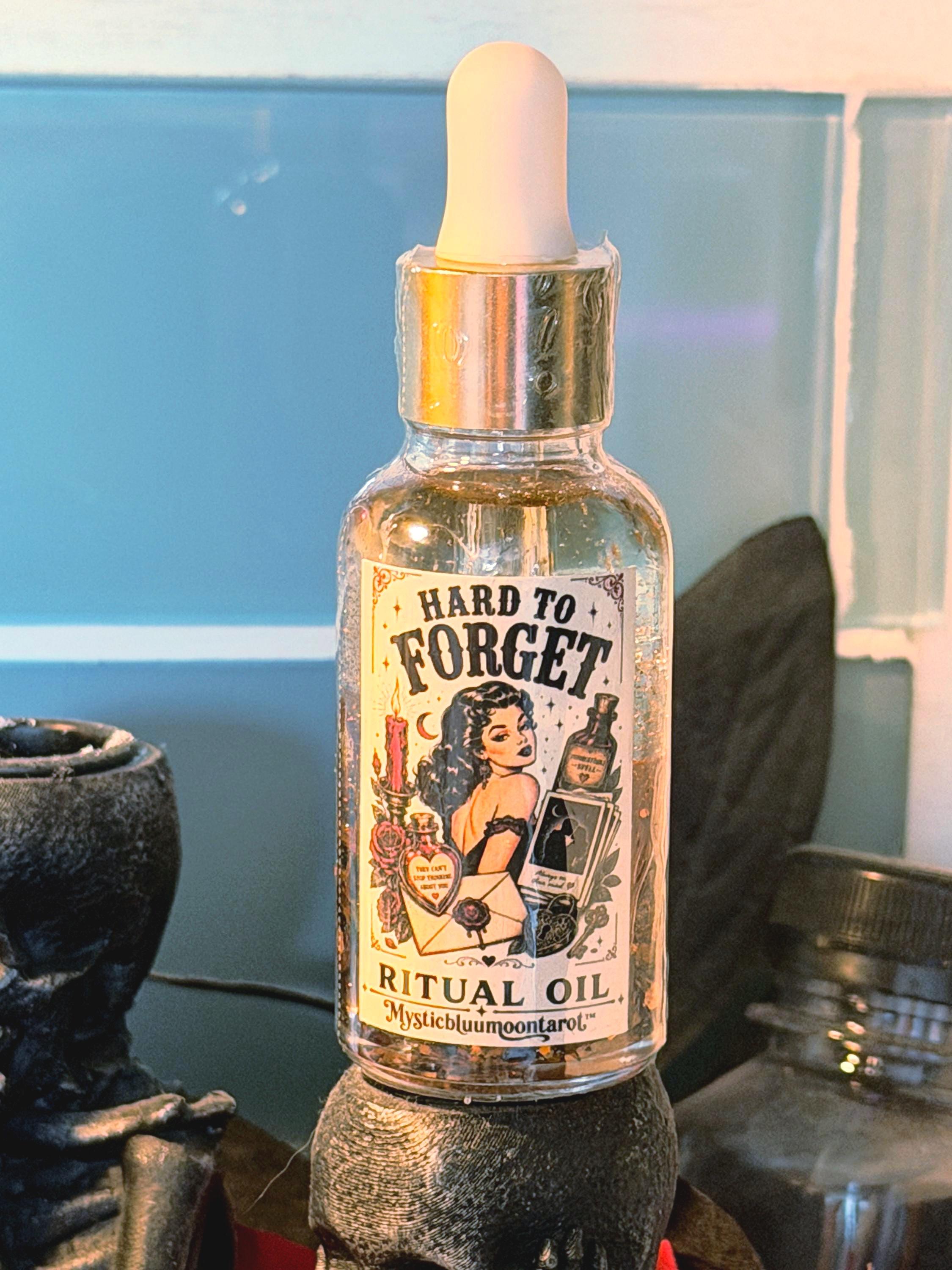 Hard To Forget Ritual Oil 1oz | Used For Lasting Impressions, Attraction, Recognition & Emotional Attachment | 30ml