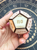 Divination Die: Yes/No/Maybe Answers Spiritual Tool Oracle Hand Crafted Dice | tarot reading listing graphic