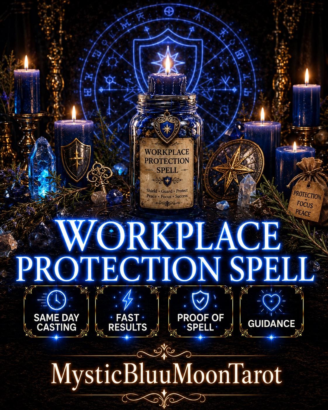 Workplace Protection Spell for Gossip, Jealous Coworkers, Bullying, Unfair Bosses, Hidden Enemies & Job Security