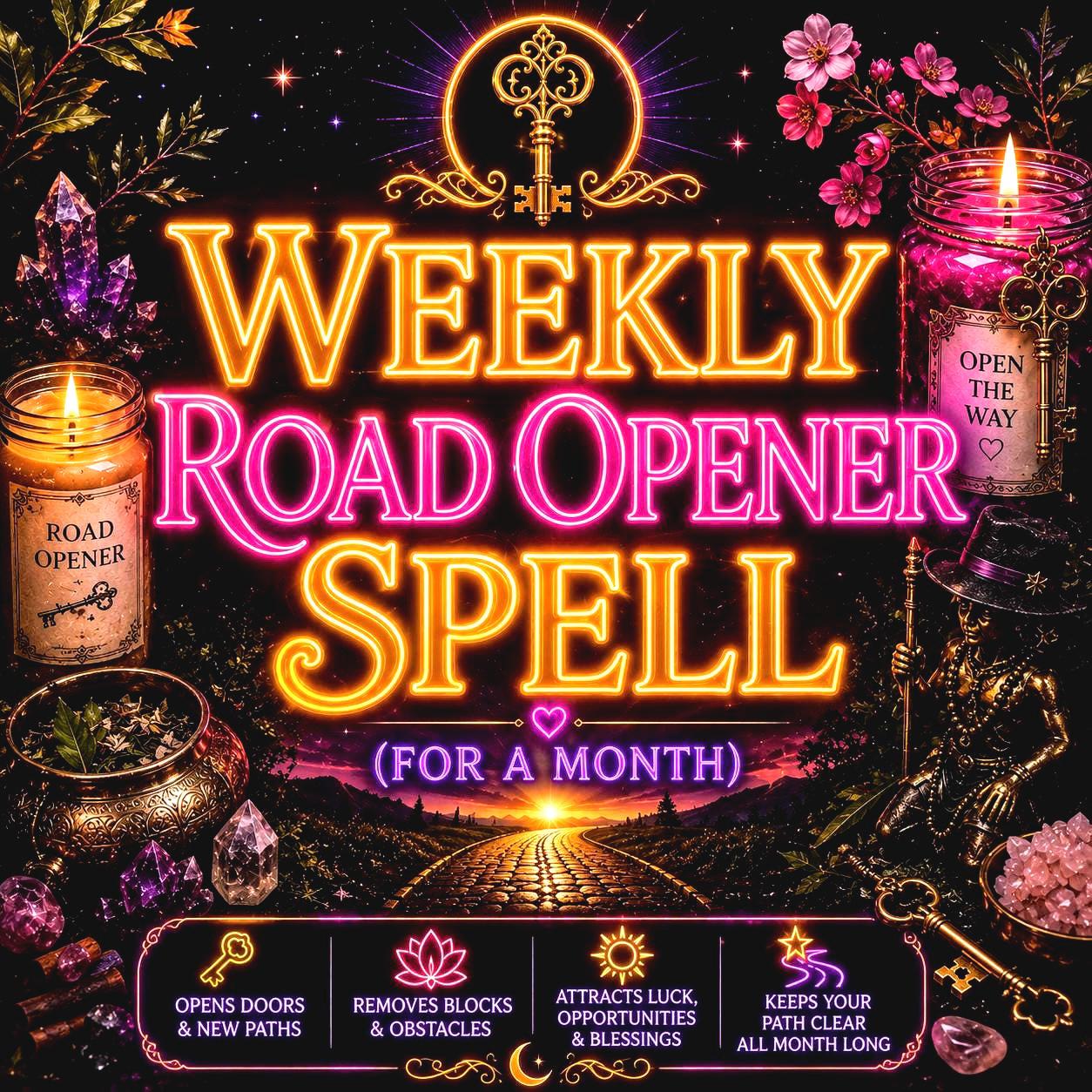 Road Opener Spell | Remove Blocks From Manifestation | Weekly Casting | 1 Month Casting