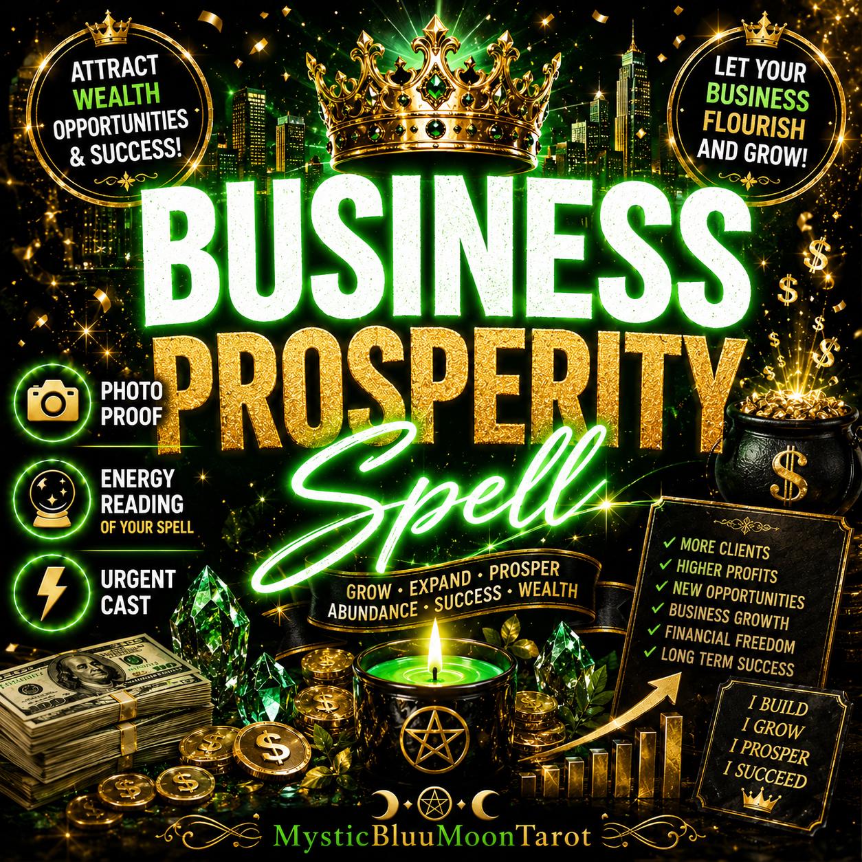 Business Prosperity Spell | Business Success, Money, Abundance, More Clients, Sales Growth, Financial Success Ritual