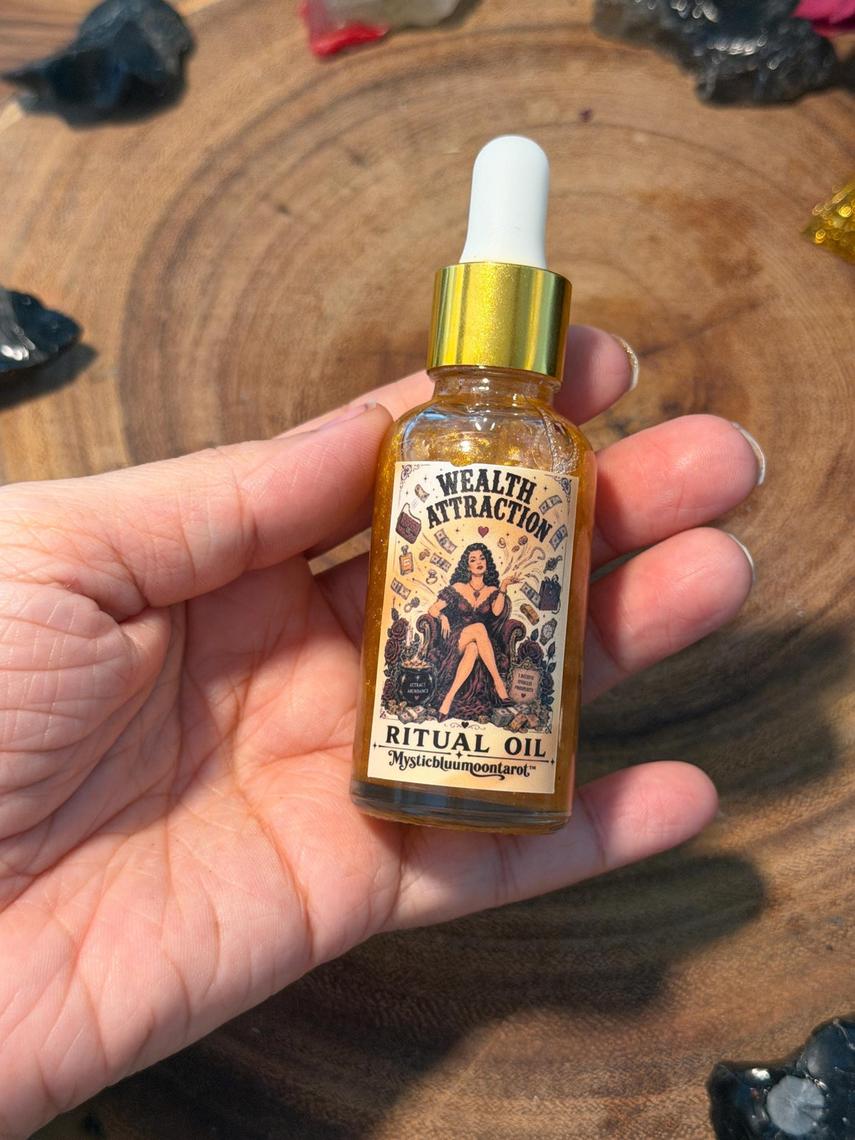 Ritual Oils 1oz | For Spellwork, Manifestation, Protection, Love, Luck & Prosperity | Witchcraft Supplies 30ml | Collection 1