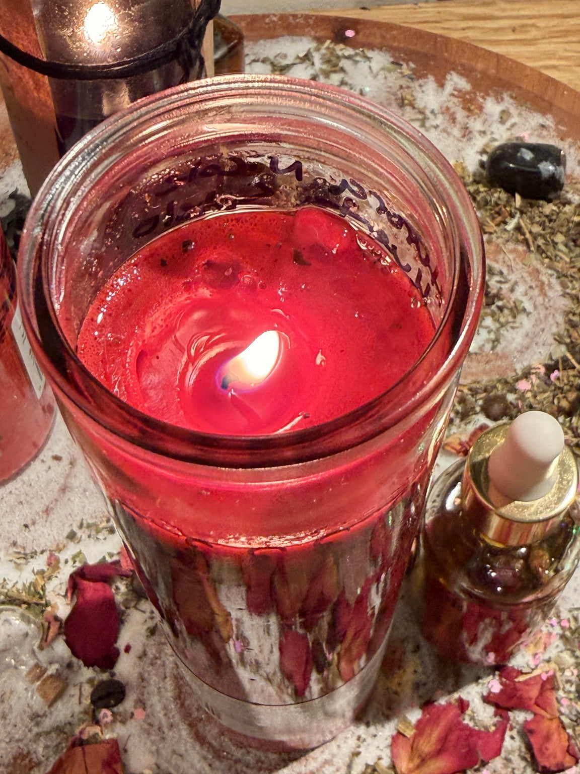 Personalized Obsession Spell Burning Candle And Ritual Oil By MysticBluuMoonTarot