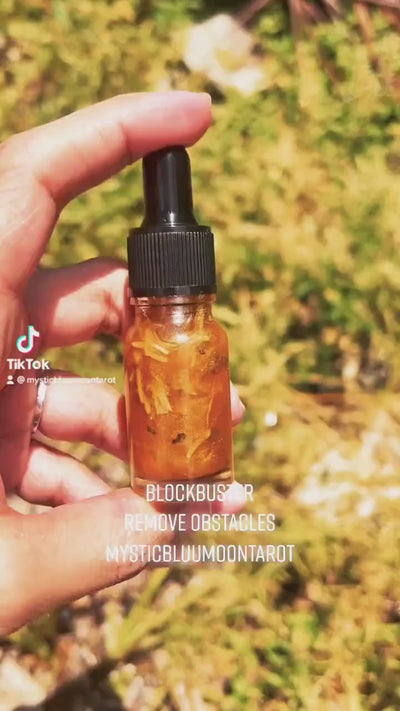 BlockBuster Oil To Break Apart Removal  Of Blocks In Your Way Open Paths Of Success Hoodoo Ritual Oil Spiritual Oil Conjure Oil