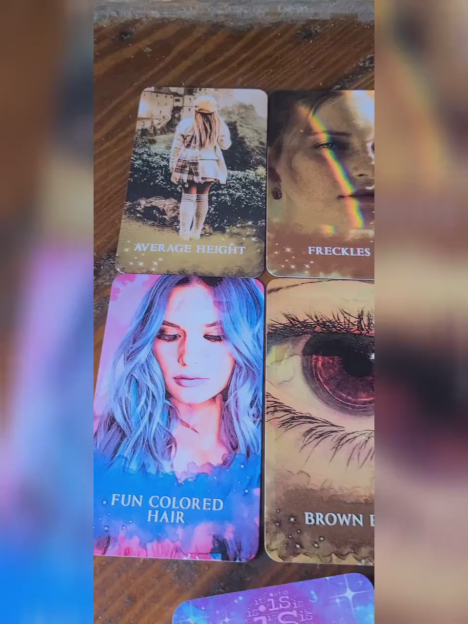 Who Is It Oracle Deck: Physical Features Cards For Tarot Readings | Mysticbluumoontarot™