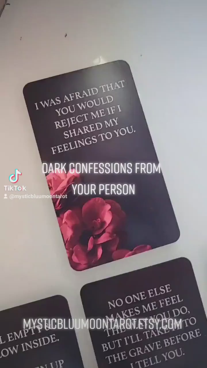 Dark Confessions of the Soul Oracle Deck: Twin Flame Messages
