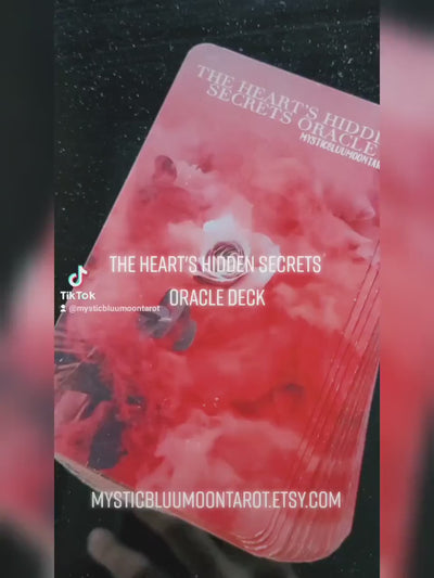 Original Hearts Hidden Secrets Oracle Deck: Twin Flame & Soulmate Readings (78 Cards)