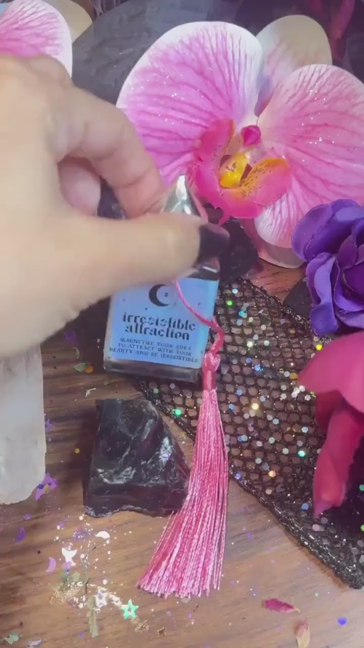 Irresistible Attraction Oil: Perfume for Romance Rituals, Witchy Gift (15ml)